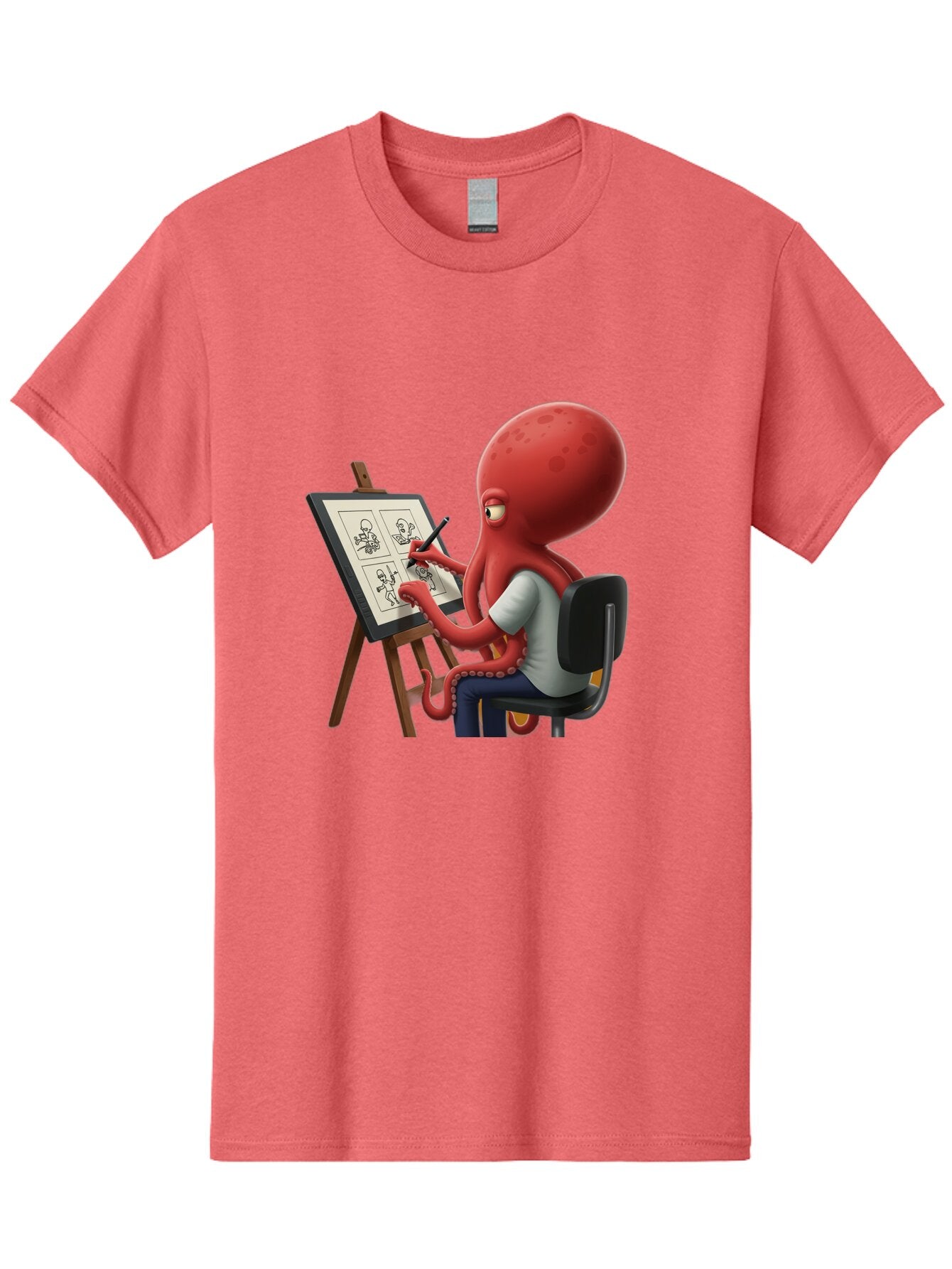 Octopus-Artist Men'S Graphic Tee, 100% Cotton, Comfortable Casual Summer Wear, Machine Washable, Vintage Camera, Old Camera, Antique Camera, Black Camera, Classic Photography, Photography Equipment, Nostalgic Device, Film Camera, Camera Art Bao700 11