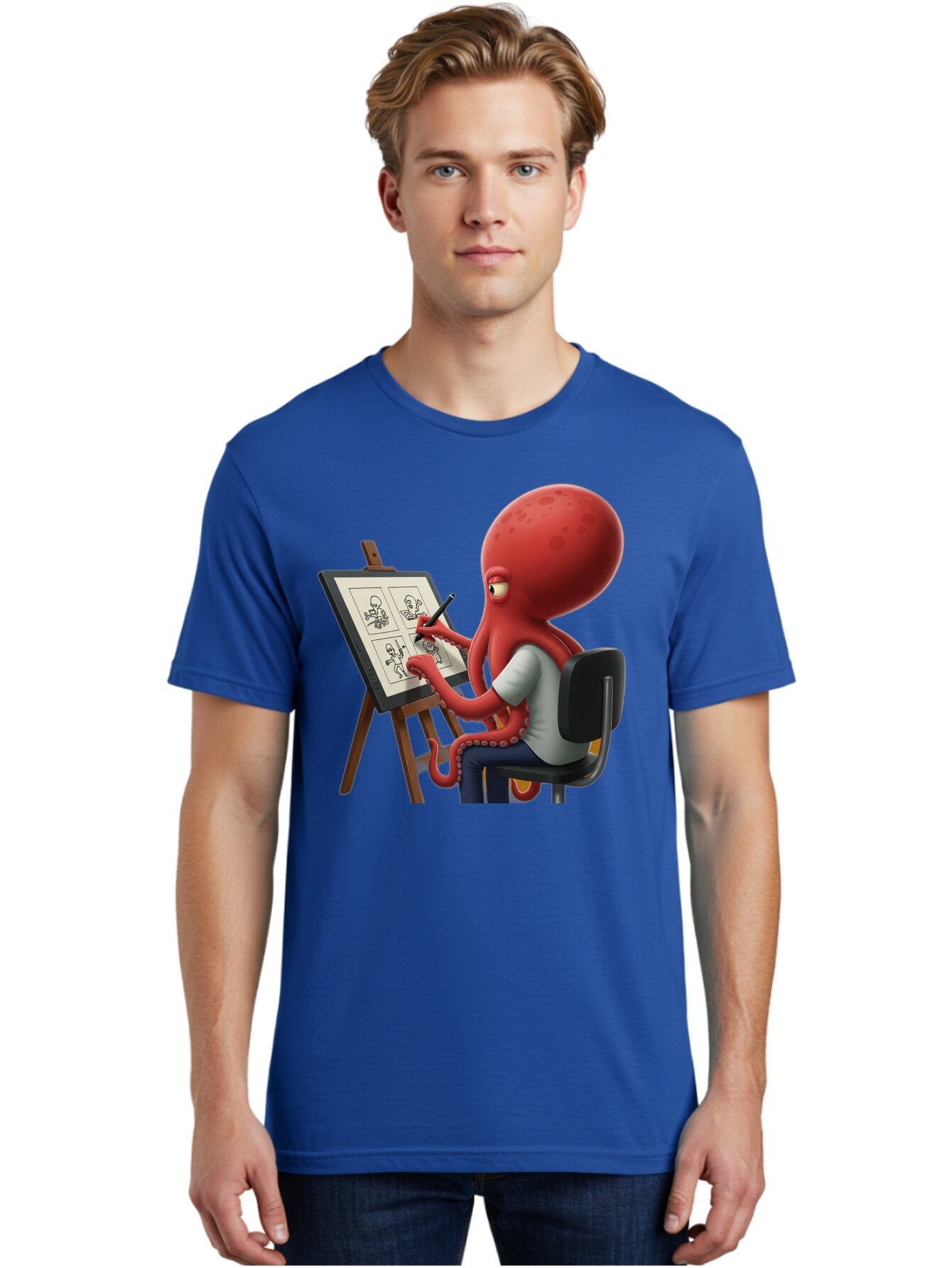 Octopus-Artist Men'S Graphic Tee, 100% Cotton, Comfortable Casual Summer Wear, Machine Washable, Vintage Camera, Old Camera, Antique Camera, Black Camera, Classic Photography, Photography Equipment, Nostalgic Device, Film Camera, Camera Art Bao700 19