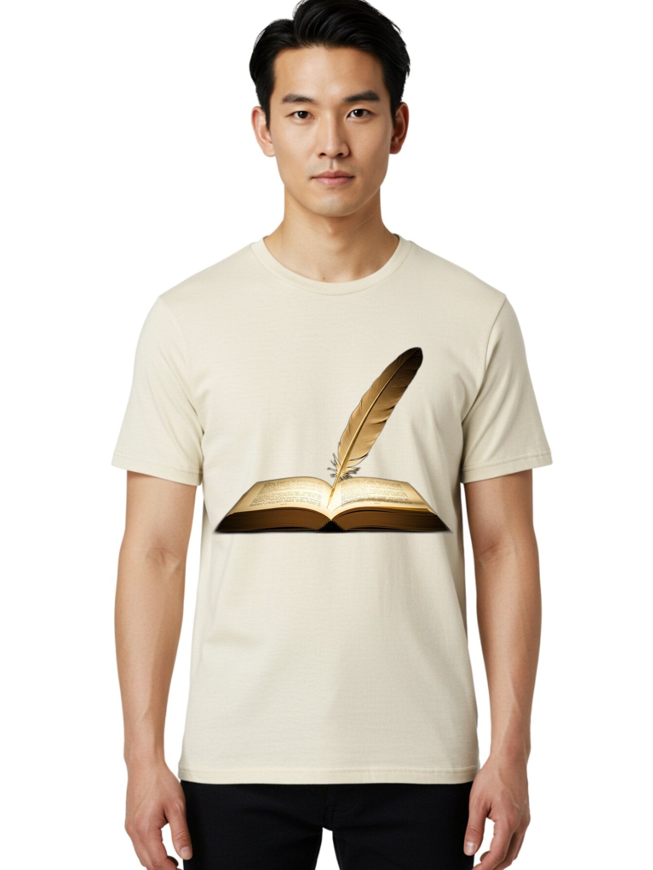 Open-Book-Quill Men'S Graphic Tee, 100% Cotton, Comfortable Casual Summer Wear, Machine Washable, Vintage Camera, Old Camera, Antique Camera, Black Camera, Classic Photography, Photography Equipment, Nostalgic Device, Film Camera, Camera Art Bao706 20