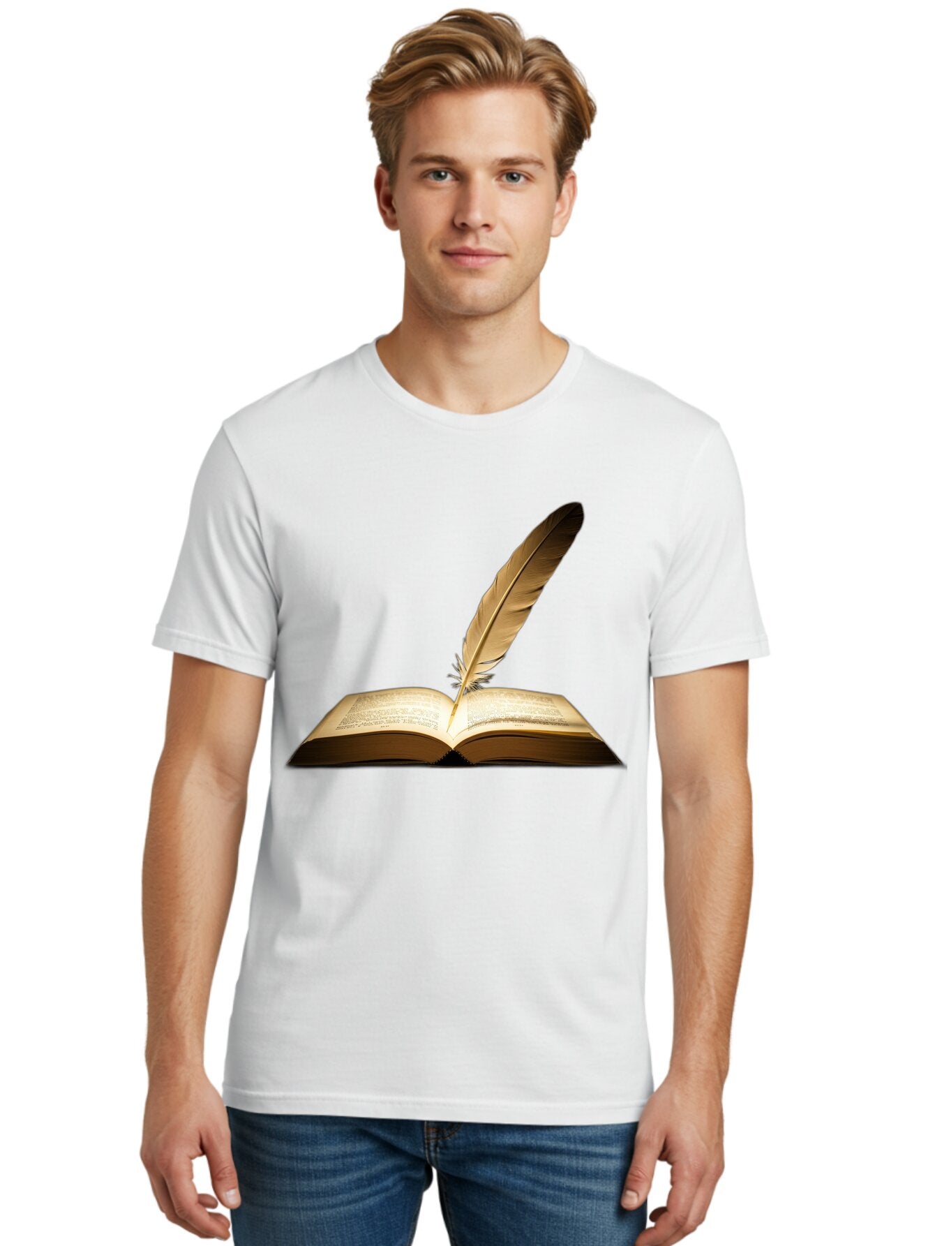 Open-Book-Quill Men'S Graphic Tee, 100% Cotton, Comfortable Casual Summer Wear, Machine Washable, Vintage Camera, Old Camera, Antique Camera, Black Camera, Classic Photography, Photography Equipment, Nostalgic Device, Film Camera, Camera Art Bao706 24