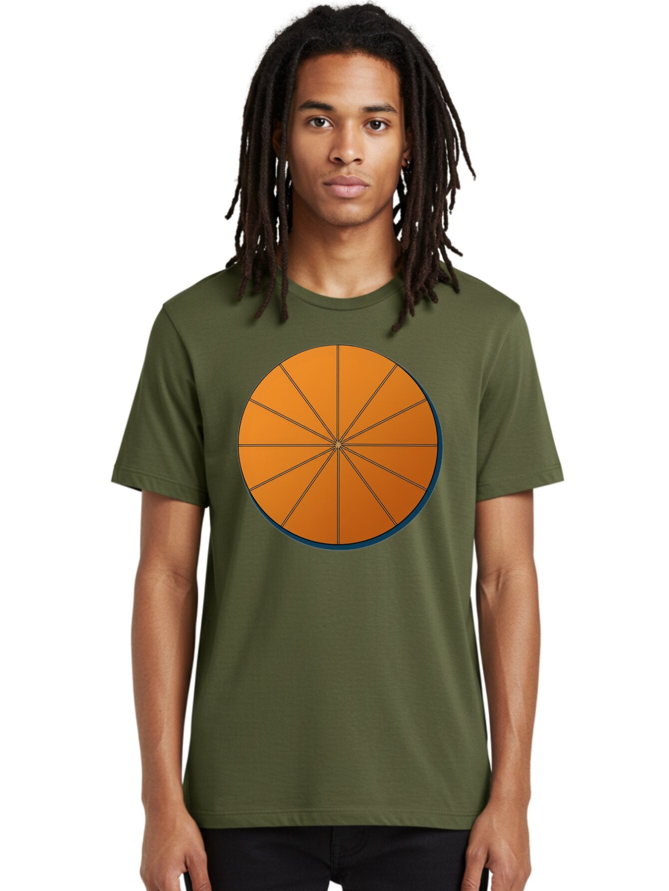 Orange-Circular-Pie-Chart Men'S Graphic Tee, 100% Cotton, Comfortable Casual Summer Wear, Machine Washable, Vintage Camera, Old Camera, Antique Camera, Black Camera, Classic Photography, Photography Equipment, Nostalgic Device, Film Camera, Bao708 16