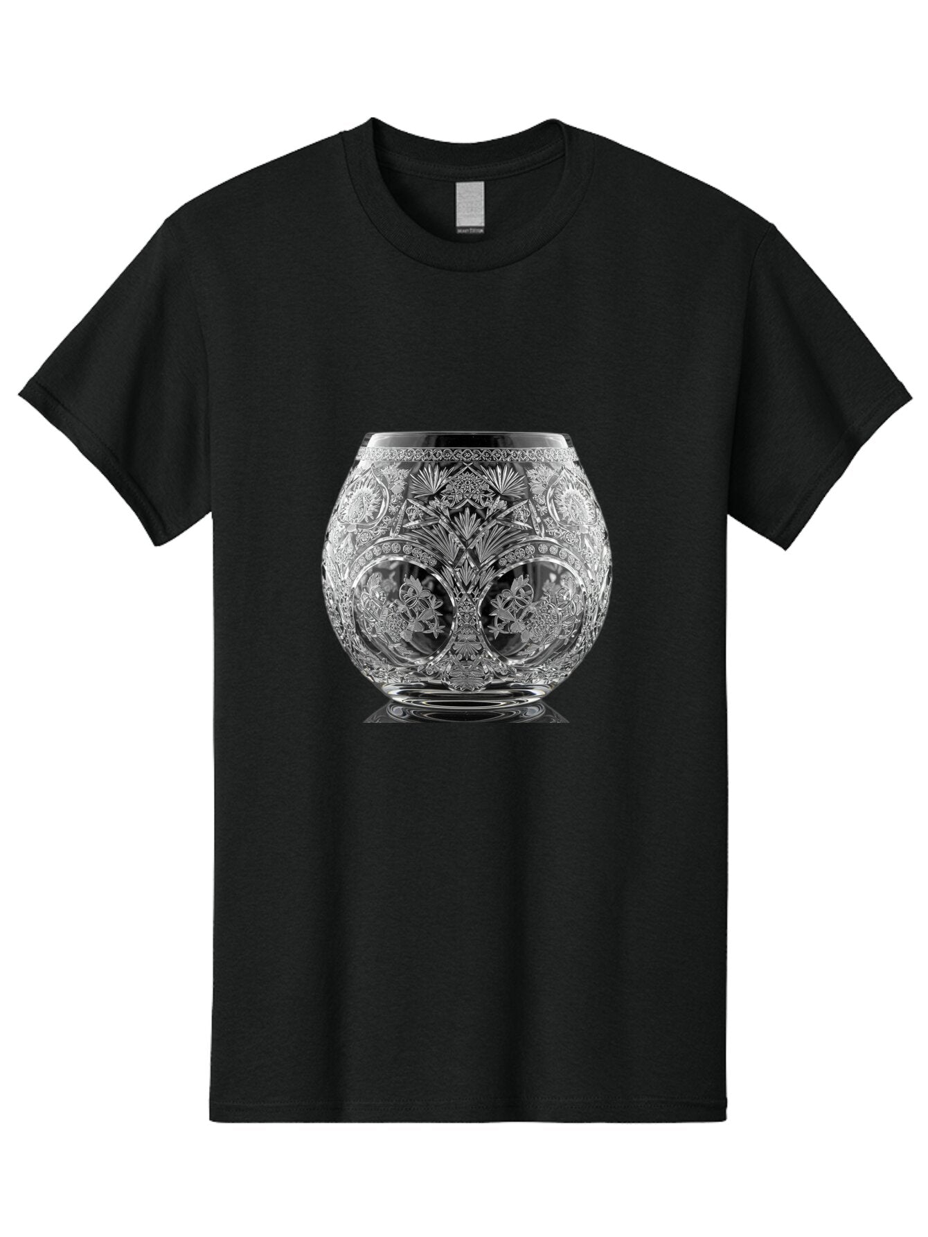Ornate-Crystal-Vase Men'S Graphic Tee, 100% Cotton, Comfortable Casual Summer Wear, Machine Washable, Vintage Camera, Old Camera, Antique Camera, Black Camera, Classic Photography, Photography Equipment, Nostalgic Device, Film Camera, Bao710 6