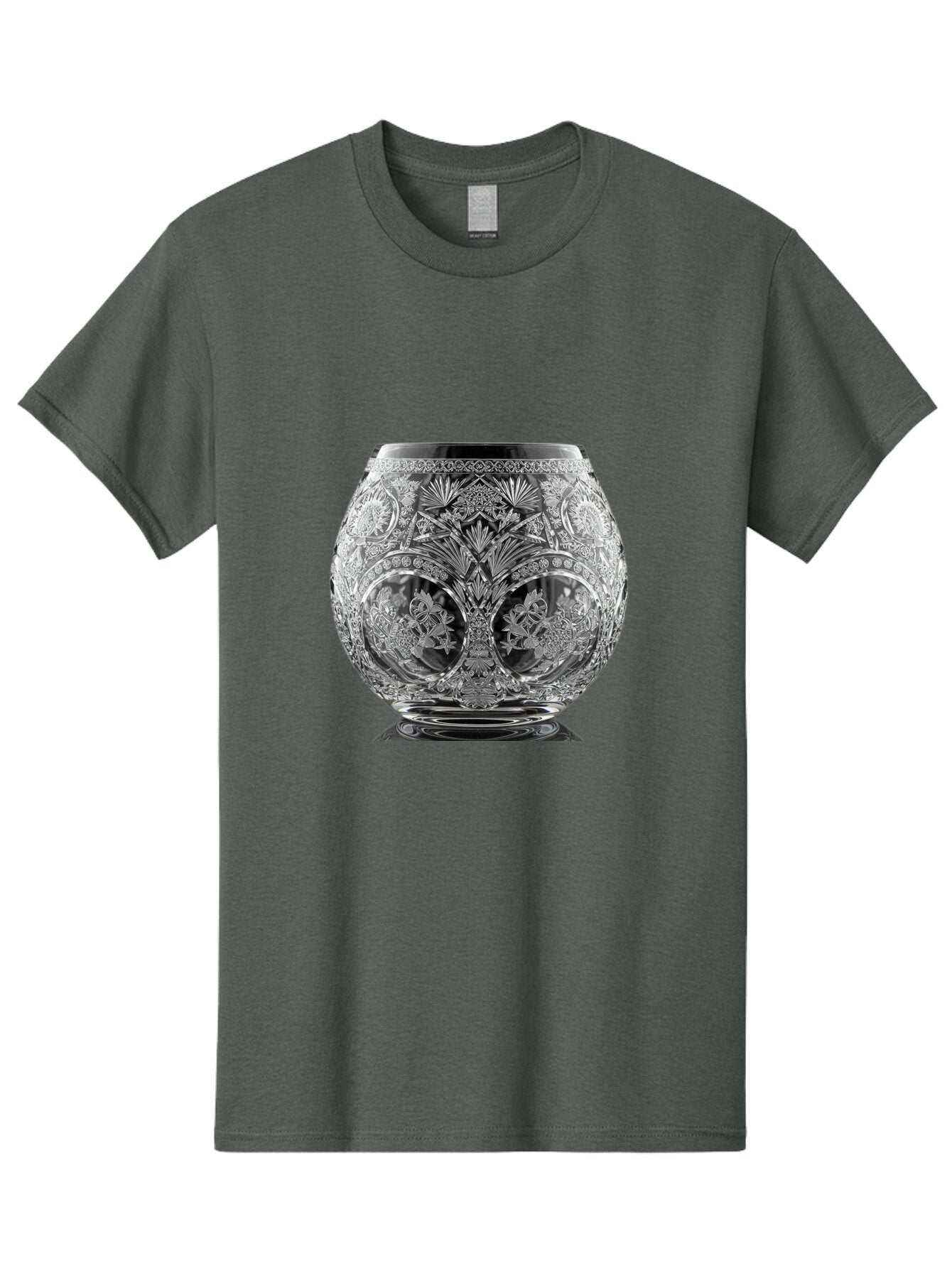Ornate-Crystal-Vase Men'S Graphic Tee, 100% Cotton, Comfortable Casual Summer Wear, Machine Washable, Vintage Camera, Old Camera, Antique Camera, Black Camera, Classic Photography, Photography Equipment, Nostalgic Device, Film Camera, Bao710 10