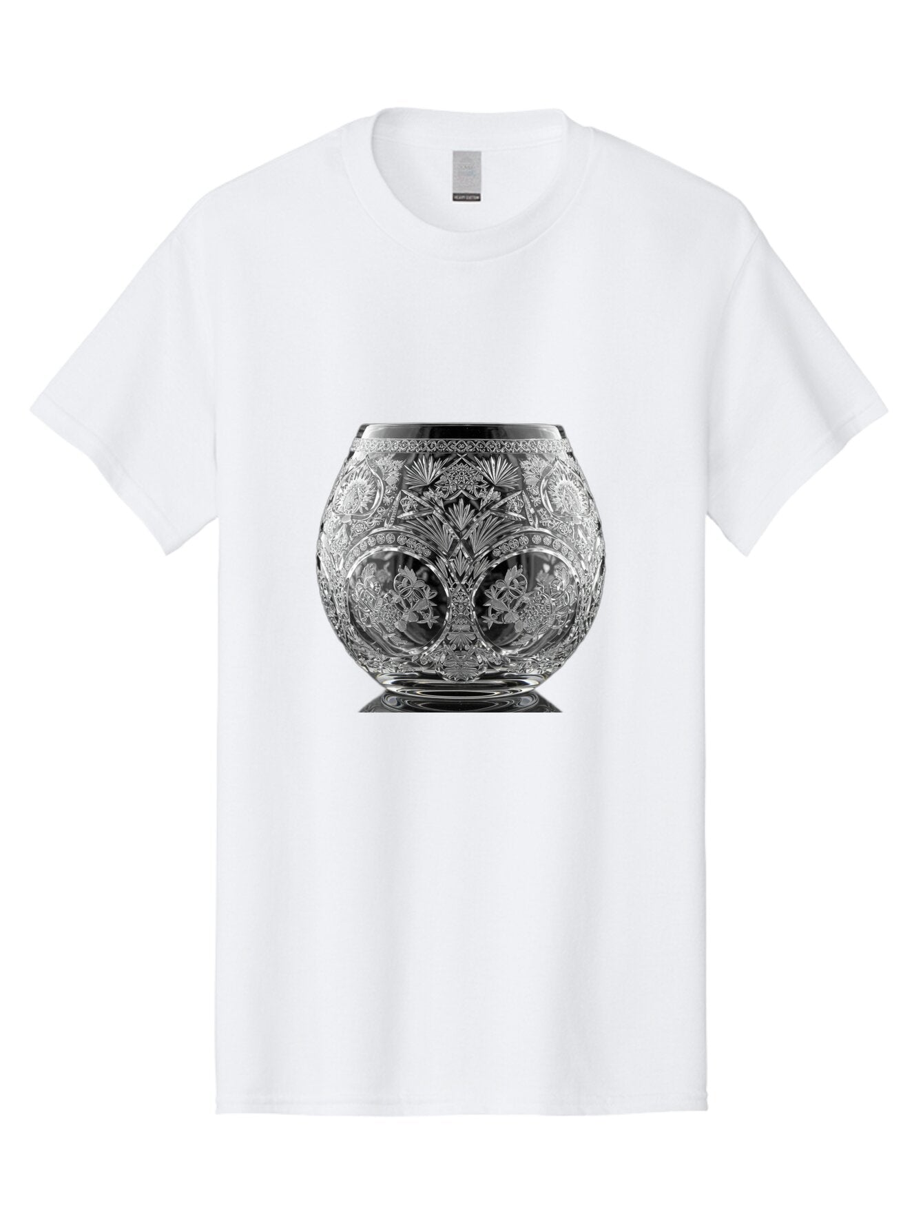 Ornate-Crystal-Vase Men'S Graphic Tee, 100% Cotton, Comfortable Casual Summer Wear, Machine Washable, Vintage Camera, Old Camera, Antique Camera, Black Camera, Classic Photography, Photography Equipment, Nostalgic Device, Film Camera, Bao710