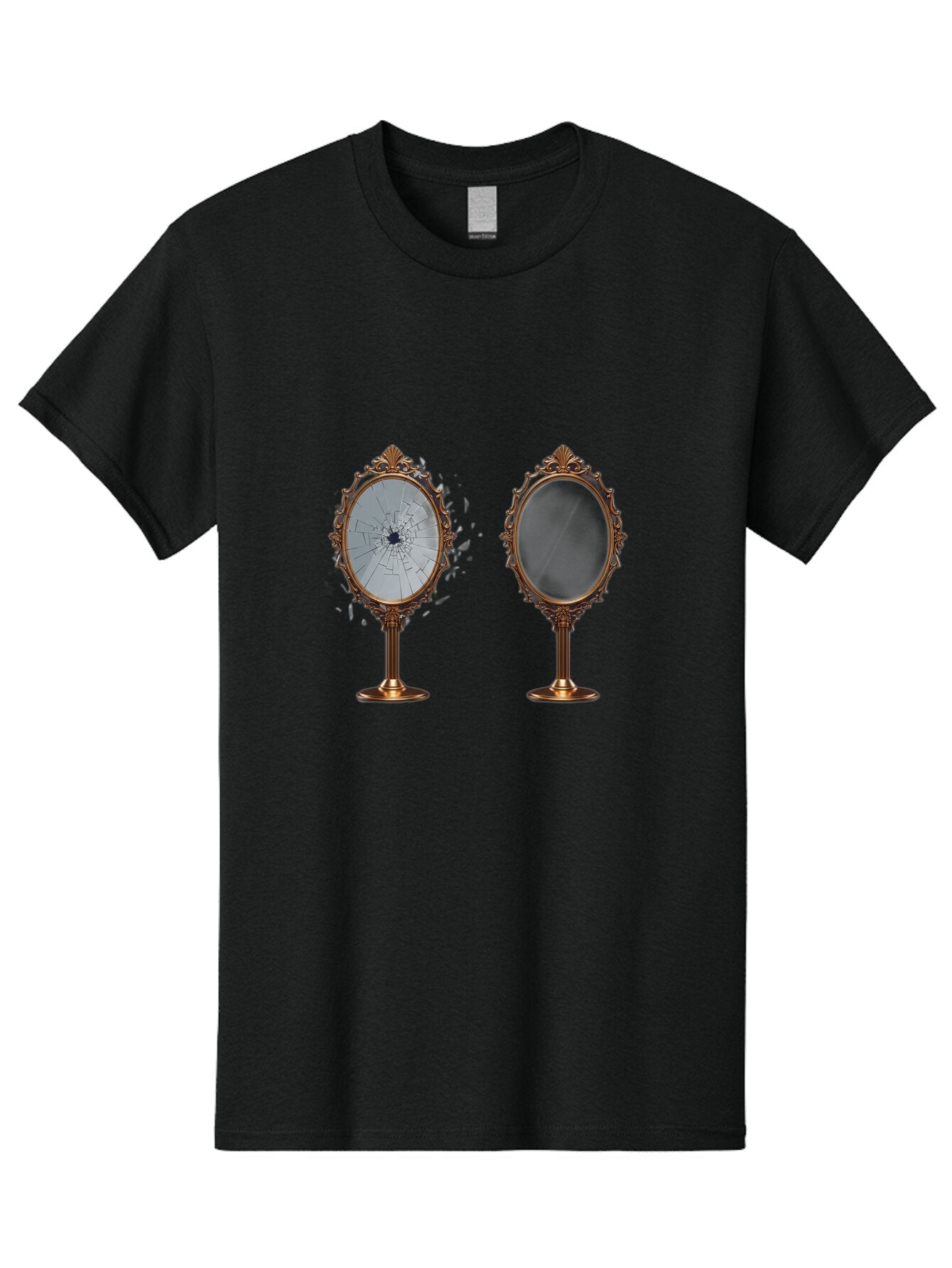 Oval-Mirrors Men'S Graphic Tee, 100% Cotton, Comfortable Casual Summer Wear, Machine Washable, Vintage Camera, Old Camera, Antique Camera, Black Camera, Classic Photography, Photography Equipment, Nostalgic Device, Film Camera, Camera Art Bao713 13