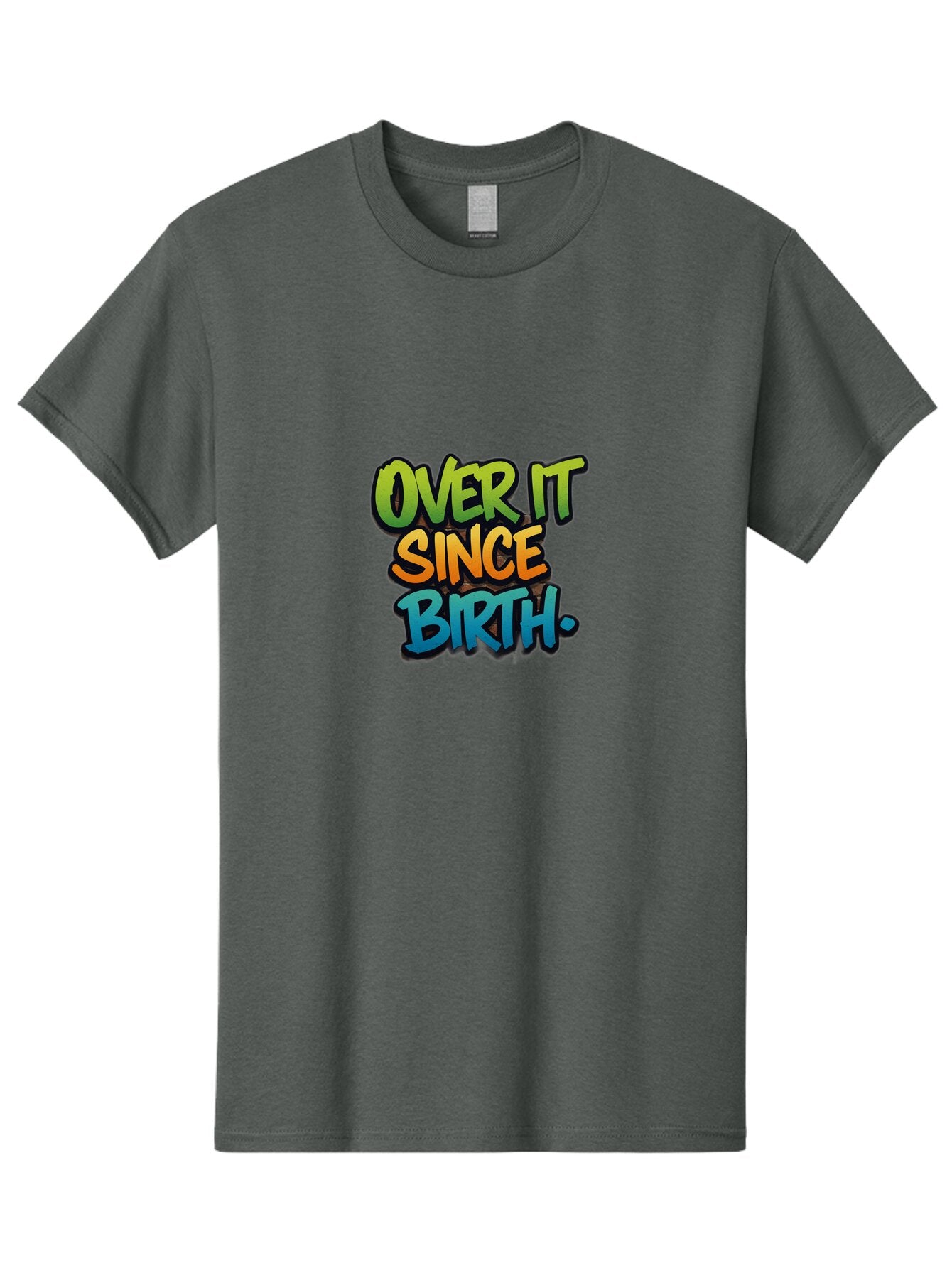 Over-It-Since-Birth-1 Men'S Graphic Tee, 100% Cotton, Comfortable Casual Summer Wear, Machine Washable, Vintage Camera, Old Camera, Antique Camera, Black Camera, Classic Photography, Photography Equipment, Nostalgic Device, Film Camera, Bao715