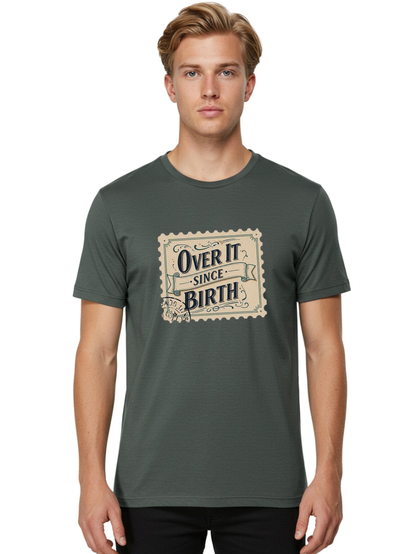 Over-It-Since-Birth Men'S Graphic Tee, 100% Cotton, Comfortable Casual Summer Wear, Machine Washable, Vintage Camera, Old Camera, Antique Camera, Black Camera, Classic Photography, Photography Equipment, Nostalgic Device, Film Camera, Bao720 19
