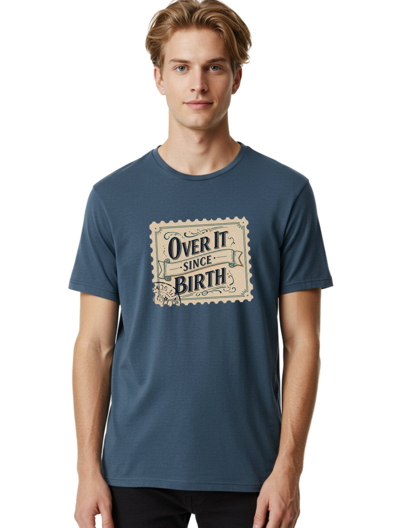Over-It-Since-Birth Men'S Graphic Tee, 100% Cotton, Comfortable Casual Summer Wear, Machine Washable, Vintage Camera, Old Camera, Antique Camera, Black Camera, Classic Photography, Photography Equipment, Nostalgic Device, Film Camera, Bao720 25