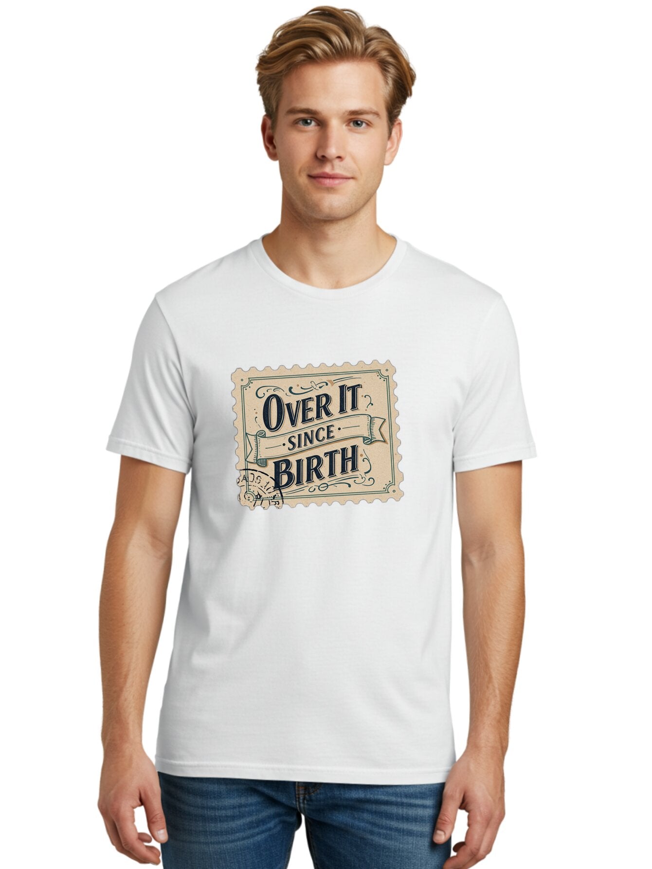 Over-It-Since-Birth Men'S Graphic Tee, 100% Cotton, Comfortable Casual Summer Wear, Machine Washable, Vintage Camera, Old Camera, Antique Camera, Black Camera, Classic Photography, Photography Equipment, Nostalgic Device, Film Camera, Bao720 17