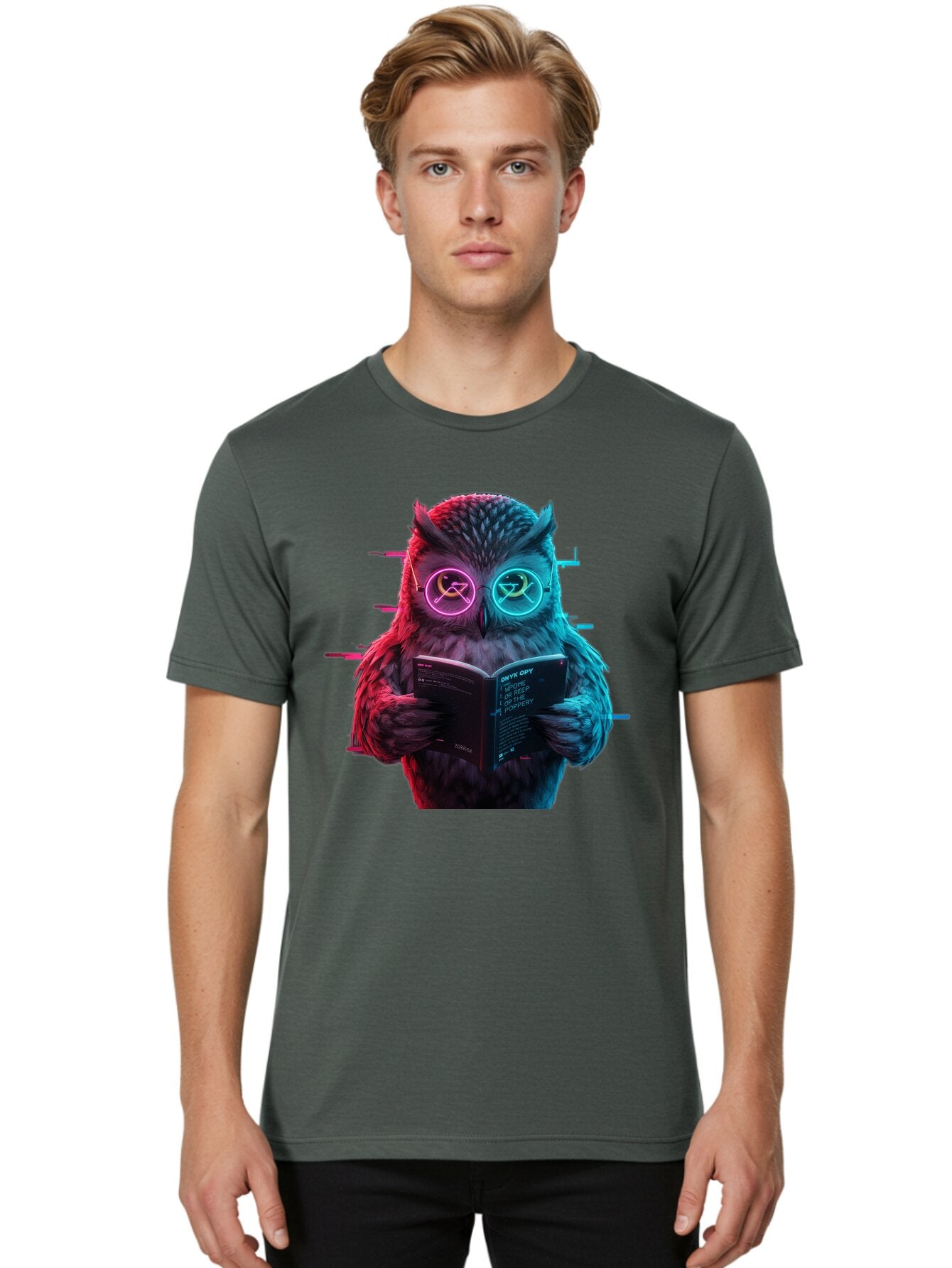 Owl-Reading-1 Men'S Graphic Tee, 100% Cotton, Comfortable Casual Summer Wear, Machine Washable, Vintage Camera, Old Camera, Antique Camera, Black Camera, Classic Photography, Photography Equipment, Nostalgic Device, Film Camera, Camera Art Bao722 16