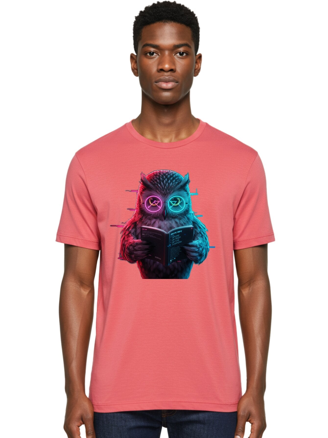 Owl-Reading-1 Men'S Graphic Tee, 100% Cotton, Comfortable Casual Summer Wear, Machine Washable, Vintage Camera, Old Camera, Antique Camera, Black Camera, Classic Photography, Photography Equipment, Nostalgic Device, Film Camera, Camera Art Bao722 23