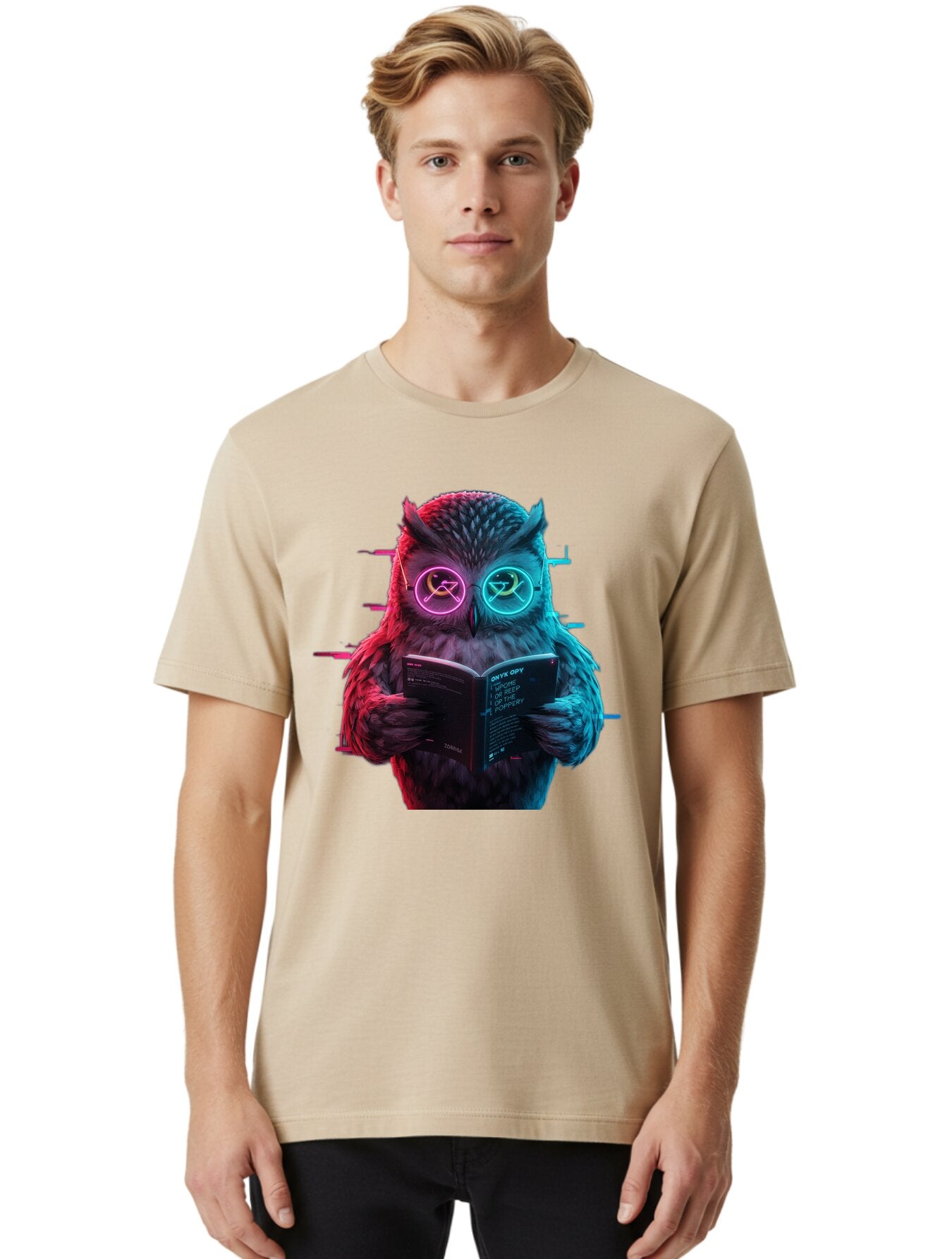 Owl-Reading-1 Men'S Graphic Tee, 100% Cotton, Comfortable Casual Summer Wear, Machine Washable, Vintage Camera, Old Camera, Antique Camera, Black Camera, Classic Photography, Photography Equipment, Nostalgic Device, Film Camera, Camera Art Bao722 29