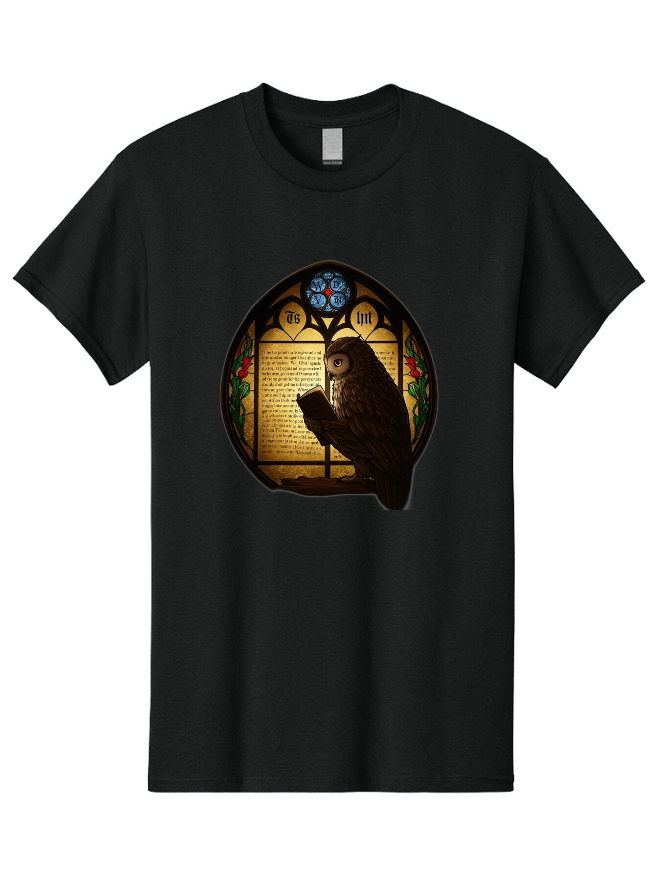 Owl-Reading-3 Men'S Graphic Tee, 100% Cotton, Comfortable Casual Summer Wear, Machine Washable, Vintage Camera, Old Camera, Antique Camera, Black Camera, Classic Photography, Photography Equipment, Nostalgic Device, Film Camera, Camera Art Bao724 4