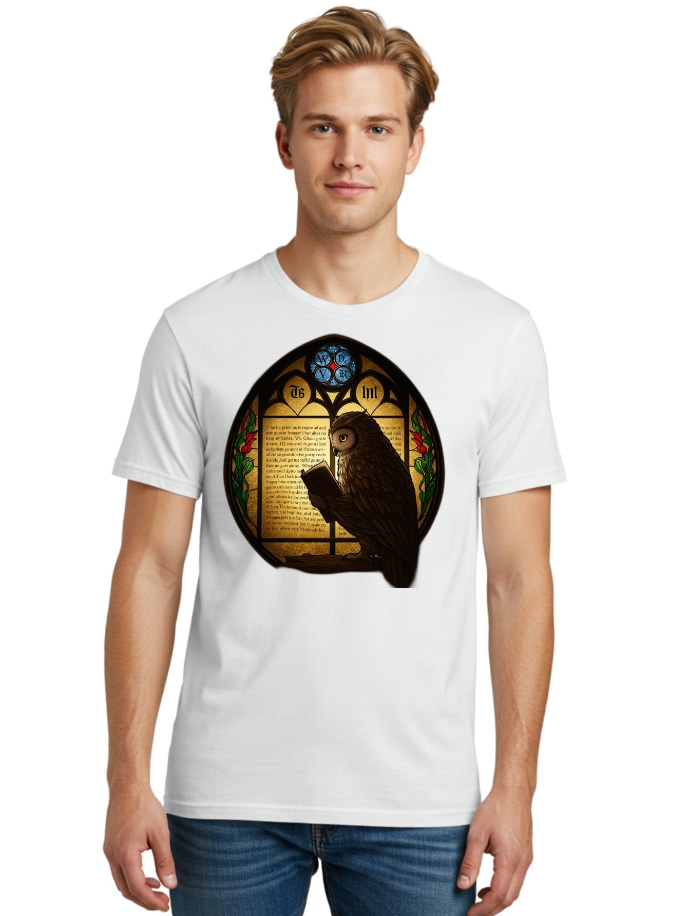Owl-Reading-3 Men'S Graphic Tee, 100% Cotton, Comfortable Casual Summer Wear, Machine Washable, Vintage Camera, Old Camera, Antique Camera, Black Camera, Classic Photography, Photography Equipment, Nostalgic Device, Film Camera, Camera Art Bao724 19