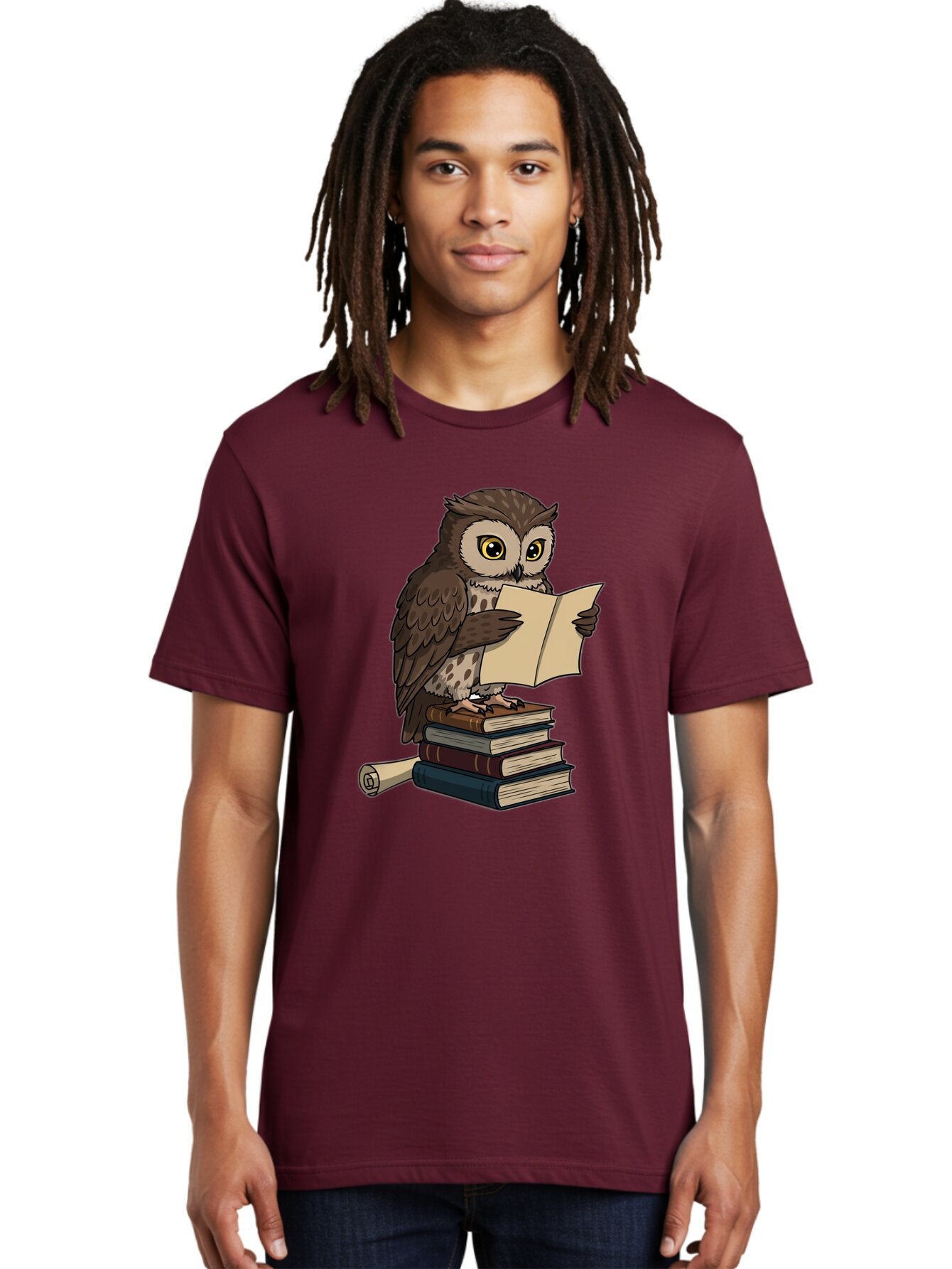 Owl-Reading Men'S Graphic Tee, 100% Cotton, Comfortable Casual Summer Wear, Machine Washable, Vintage Camera, Old Camera, Antique Camera, Black Camera, Classic Photography, Photography Equipment, Nostalgic Device, Film Camera, Camera Art Bao728 30