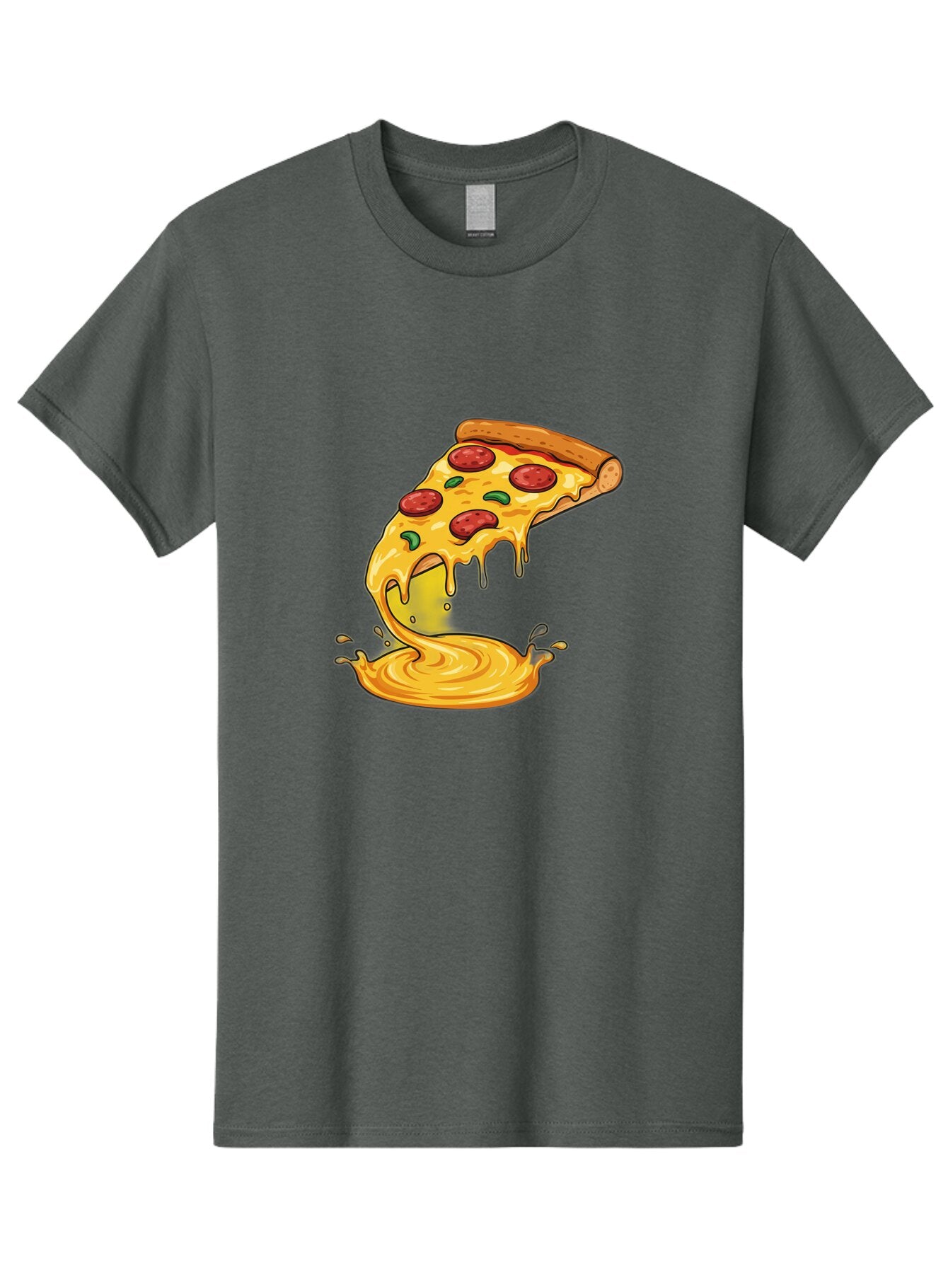 Pepperoni-Pizza-Slice Men'S Graphic Tee, 100% Cotton, Comfortable Casual Summer Wear, Machine Washable, Vintage Camera, Old Camera, Antique Camera, Black Camera, Classic Photography, Photography Equipment, Nostalgic Device, Film Camera, Bao740 10