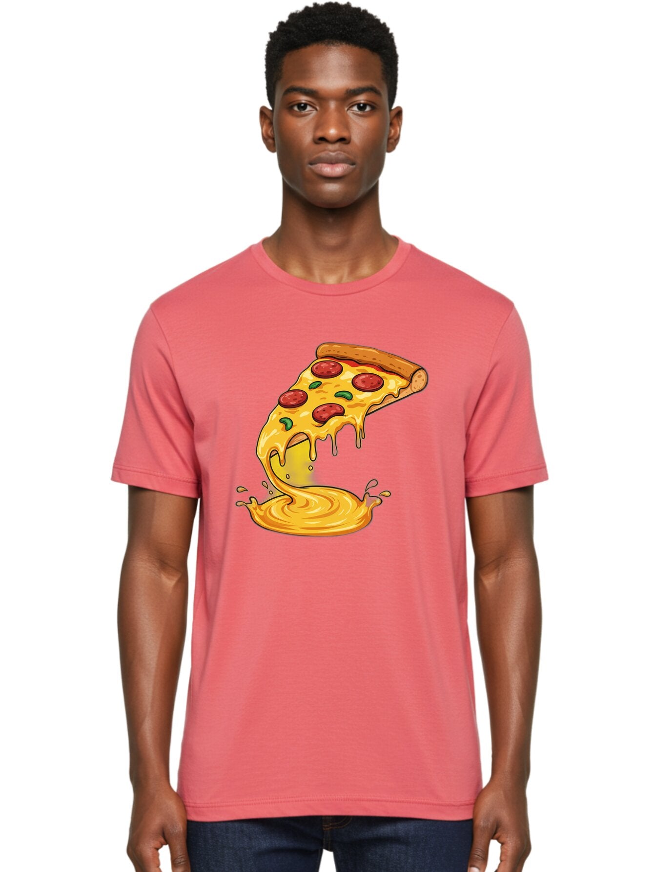 Pepperoni-Pizza-Slice Men'S Graphic Tee, 100% Cotton, Comfortable Casual Summer Wear, Machine Washable, Vintage Camera, Old Camera, Antique Camera, Black Camera, Classic Photography, Photography Equipment, Nostalgic Device, Film Camera, Bao740 29
