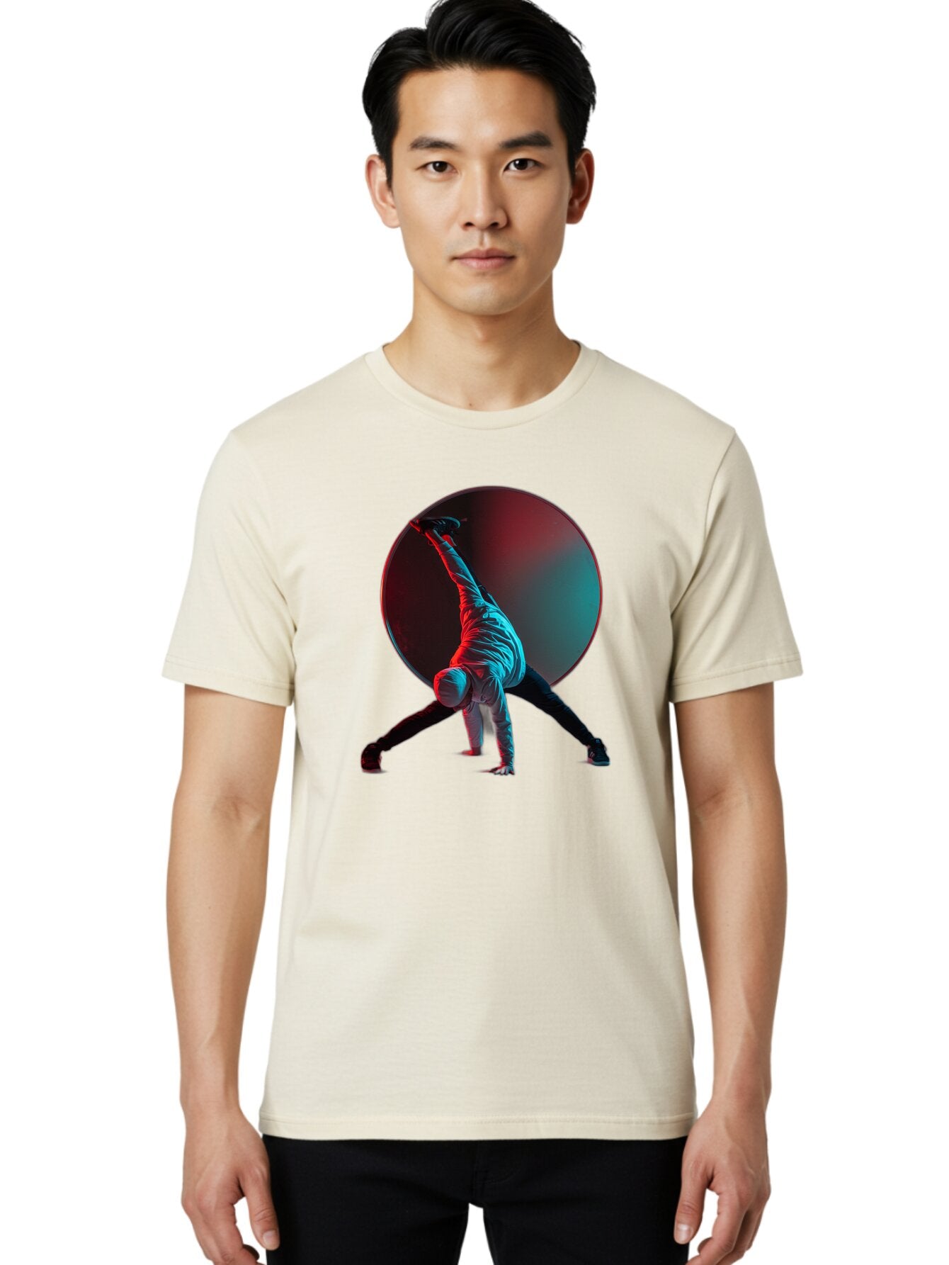 Person-Doing-Yoga-Pose Men'S Graphic Tee, 100% Cotton, Comfortable Casual Summer Wear, Machine Washable, Vintage Camera, Old Camera, Antique Camera, Black Camera, Classic Photography, Photography Equipment, Nostalgic Device, Film Camera, Bao741 23