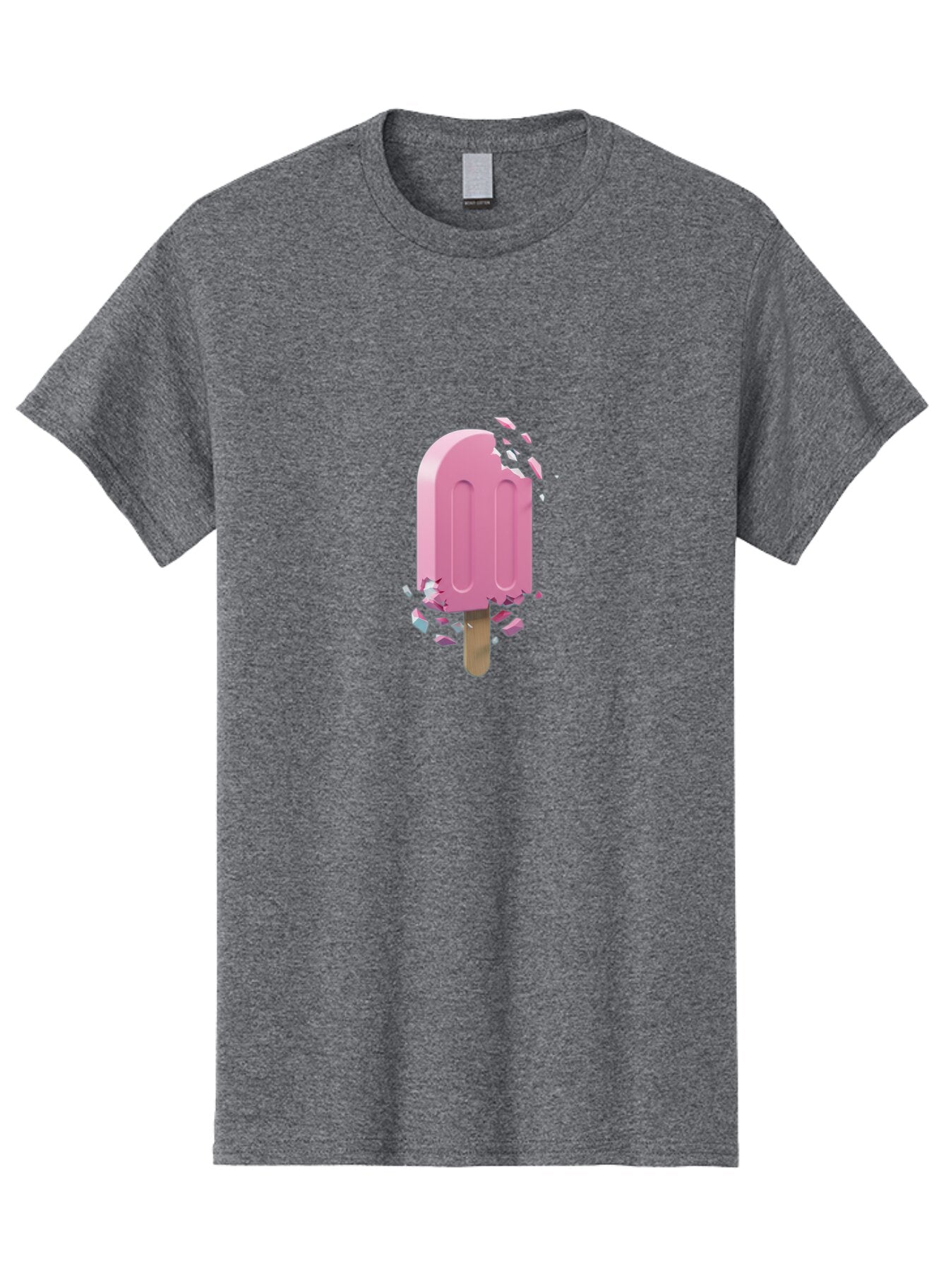 Pink-Popsicle-1 Men'S Graphic Tee, 100% Cotton, Comfortable Casual Summer Wear, Machine Washable, Vintage Camera, Old Camera, Antique Camera, Black Camera, Classic Photography, Photography Equipment, Nostalgic Device, Film Camera, Camera Art Bao750 3