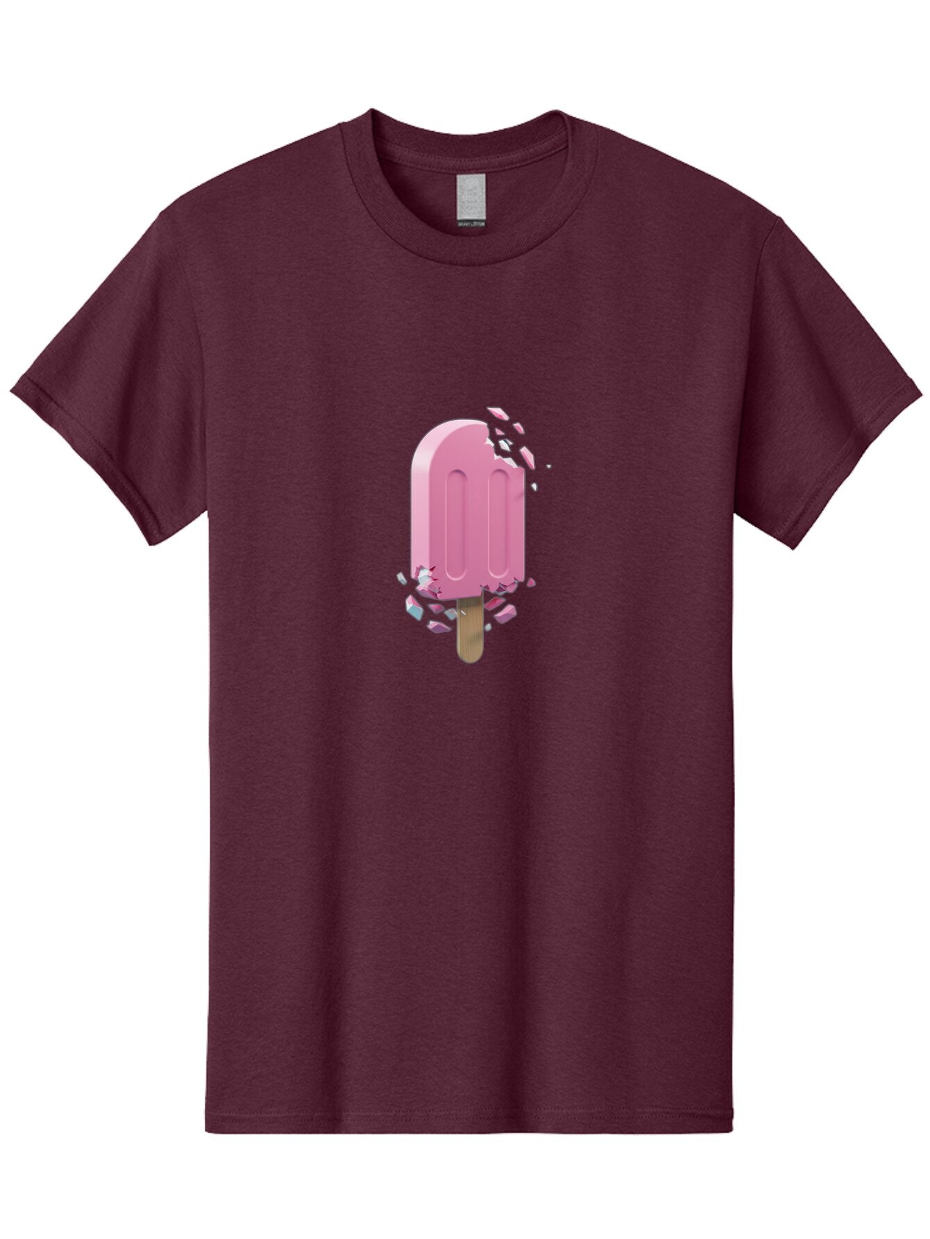 Pink-Popsicle-1 Men'S Graphic Tee, 100% Cotton, Comfortable Casual Summer Wear, Machine Washable, Vintage Camera, Old Camera, Antique Camera, Black Camera, Classic Photography, Photography Equipment, Nostalgic Device, Film Camera, Camera Art Bao750 10
