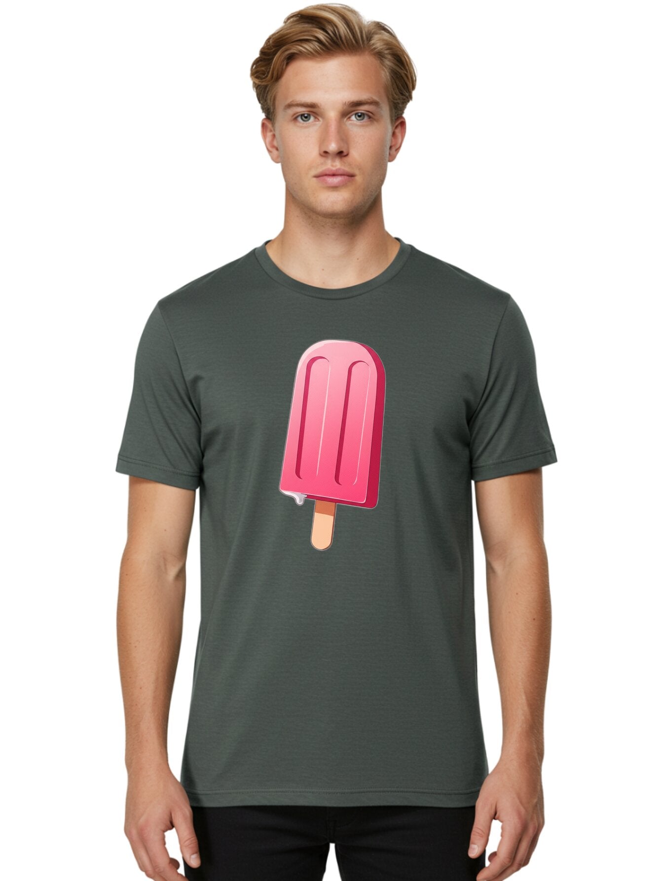 Pink-Popsicle Men'S Graphic Tee, 100% Cotton, Comfortable Casual Summer Wear, Machine Washable, Vintage Camera, Old Camera, Antique Camera, Black Camera, Classic Photography, Photography Equipment, Nostalgic Device, Film Camera, Camera Art Bao751 19