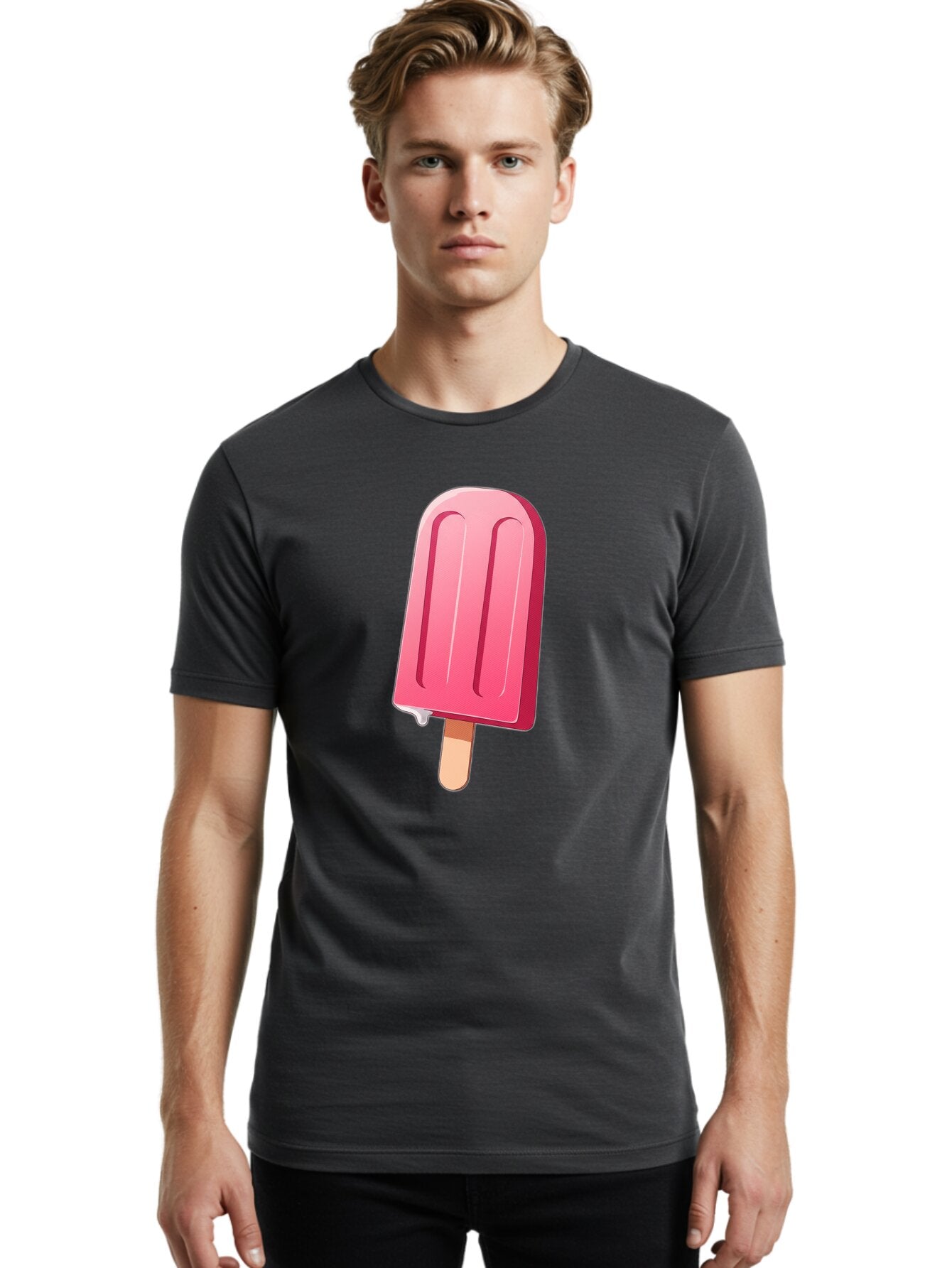 Pink-Popsicle Men'S Graphic Tee, 100% Cotton, Comfortable Casual Summer Wear, Machine Washable, Vintage Camera, Old Camera, Antique Camera, Black Camera, Classic Photography, Photography Equipment, Nostalgic Device, Film Camera, Camera Art Bao751 28