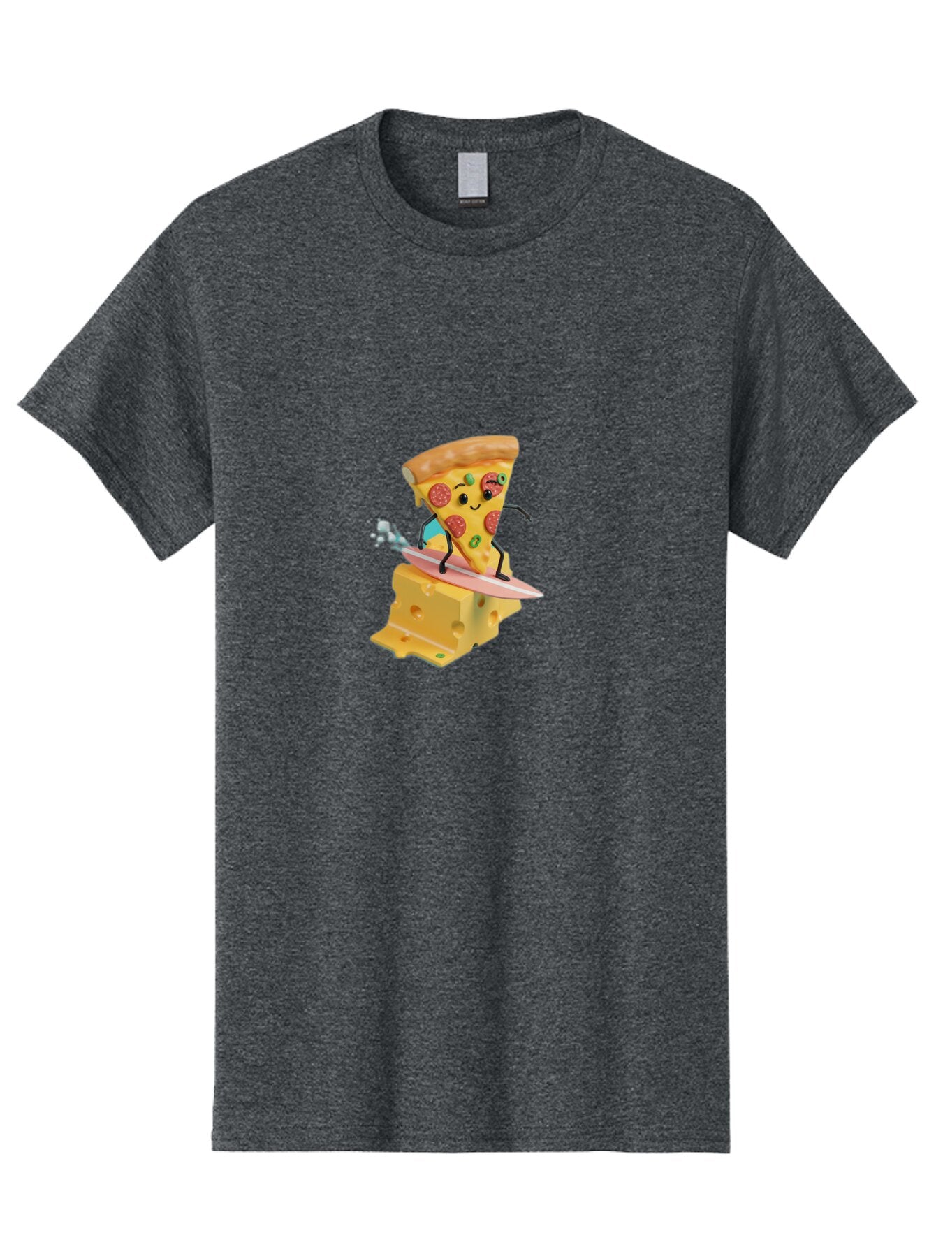 Pizza-Slice-Surfer Men'S Graphic Tee, 100% Cotton, Comfortable Casual Summer Wear, Machine Washable, Vintage Camera, Old Camera, Antique Camera, Black Camera, Classic Photography, Photography Equipment, Nostalgic Device, Film Camera, Bao756 5