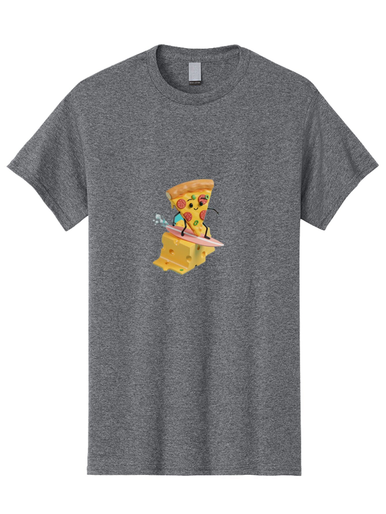 Pizza-Slice-Surfer Men'S Graphic Tee, 100% Cotton, Comfortable Casual Summer Wear, Machine Washable, Vintage Camera, Old Camera, Antique Camera, Black Camera, Classic Photography, Photography Equipment, Nostalgic Device, Film Camera, Bao756 7