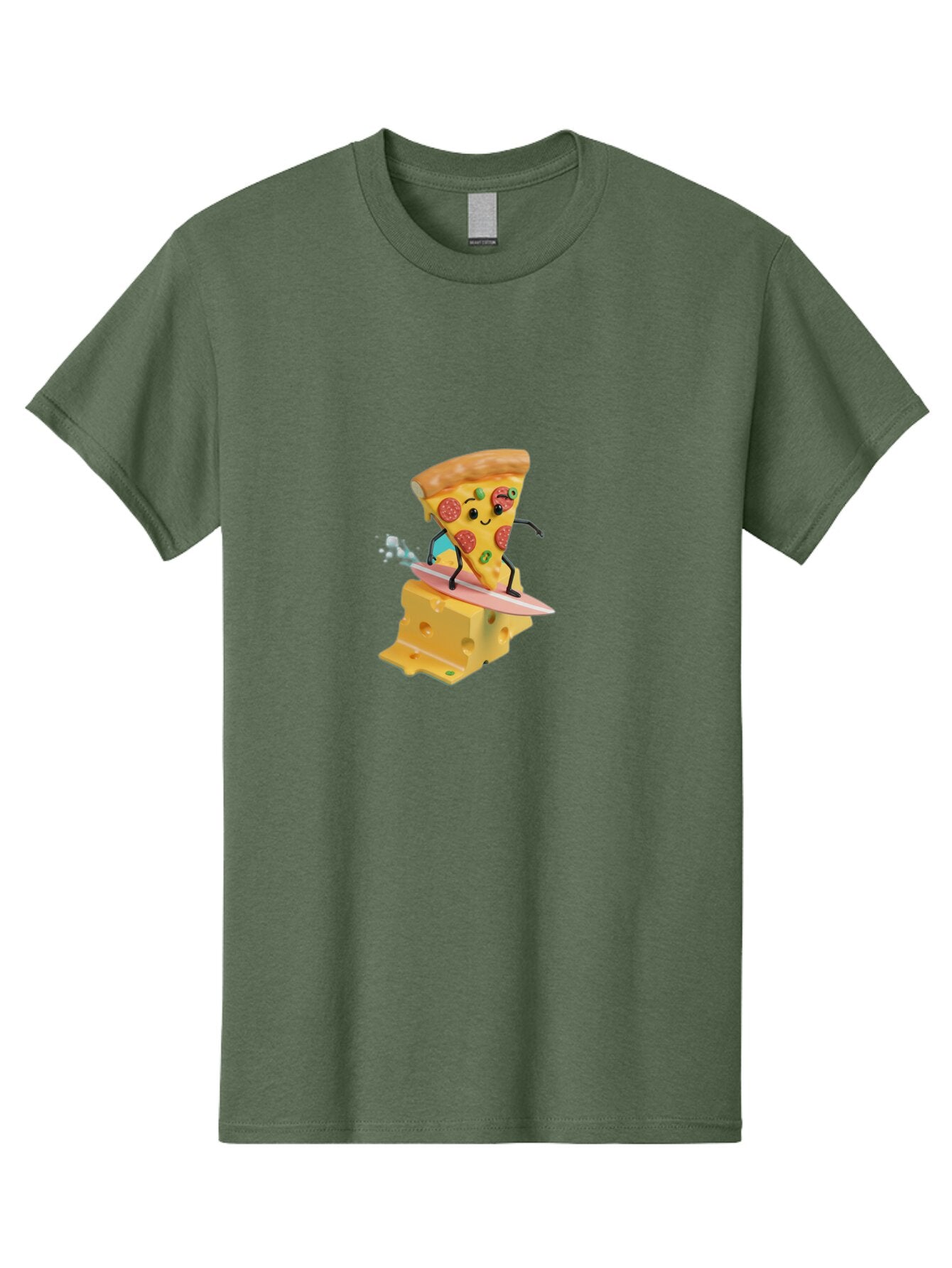 Pizza-Slice-Surfer Men'S Graphic Tee, 100% Cotton, Comfortable Casual Summer Wear, Machine Washable, Vintage Camera, Old Camera, Antique Camera, Black Camera, Classic Photography, Photography Equipment, Nostalgic Device, Film Camera, Bao756 4