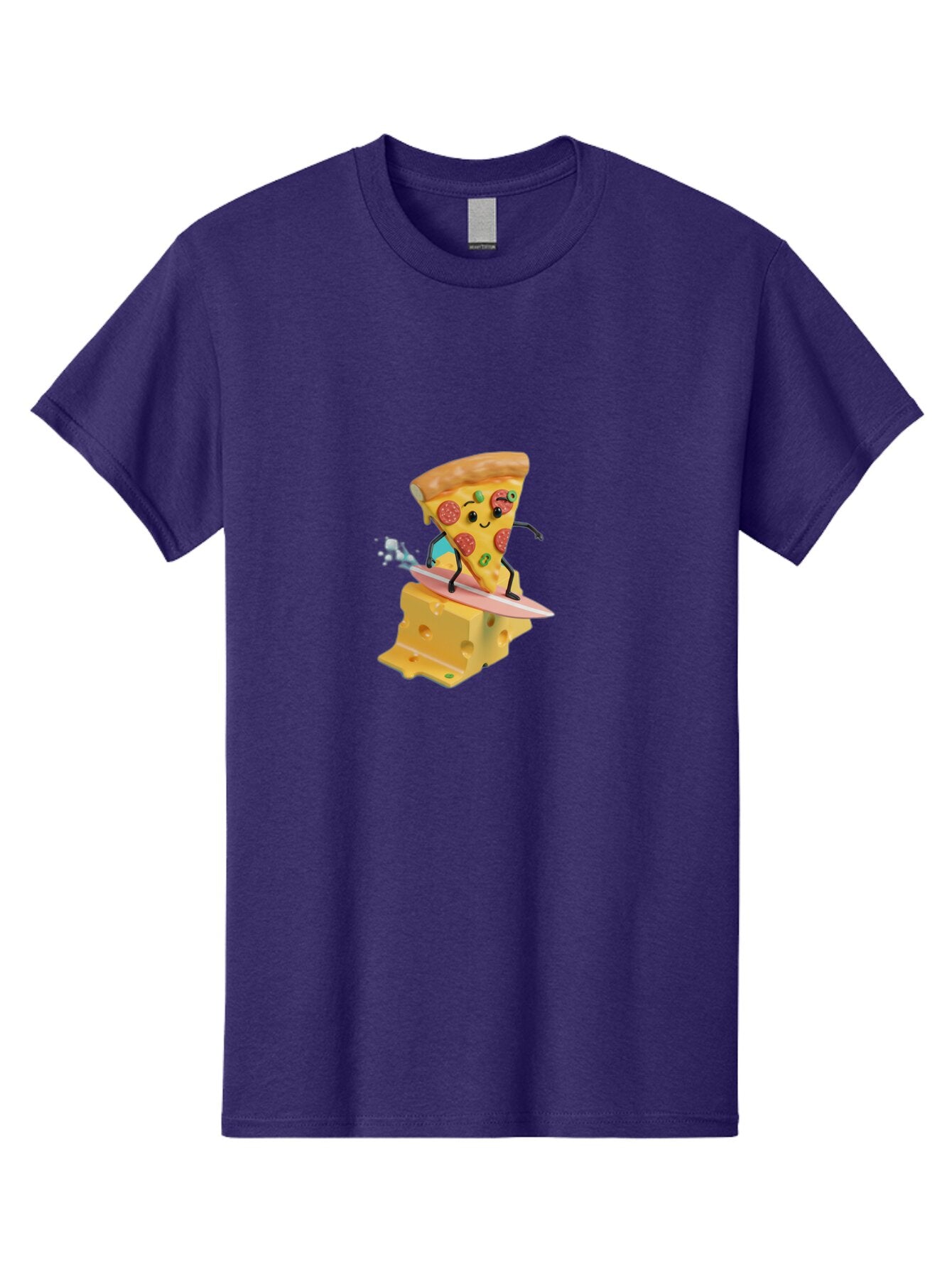 Pizza-Slice-Surfer Men'S Graphic Tee, 100% Cotton, Comfortable Casual Summer Wear, Machine Washable, Vintage Camera, Old Camera, Antique Camera, Black Camera, Classic Photography, Photography Equipment, Nostalgic Device, Film Camera, Bao756 6
