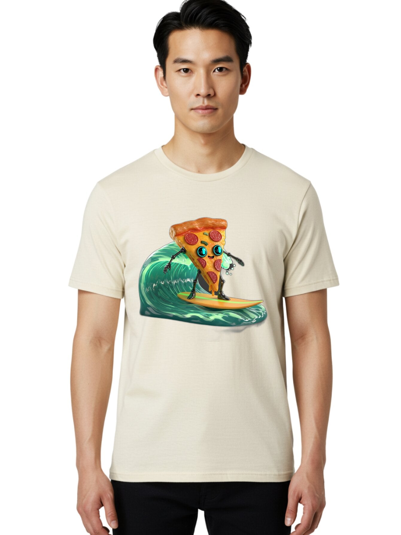 Pizza-Slice-Surfing Men'S Graphic Tee, 100% Cotton, Comfortable Casual Summer Wear, Machine Washable, Vintage Camera, Old Camera, Antique Camera, Black Camera, Classic Photography, Photography Equipment, Nostalgic Device, Film Camera, Bao757 26