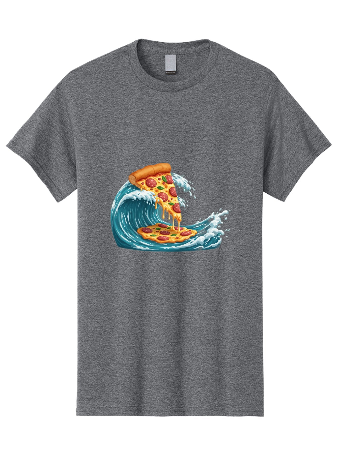 Pizza-Surfing-Wave Men'S Graphic Tee, 100% Cotton, Comfortable Casual Summer Wear, Machine Washable, Vintage Camera, Old Camera, Antique Camera, Black Camera, Classic Photography, Photography Equipment, Nostalgic Device, Film Camera, Bao759 3