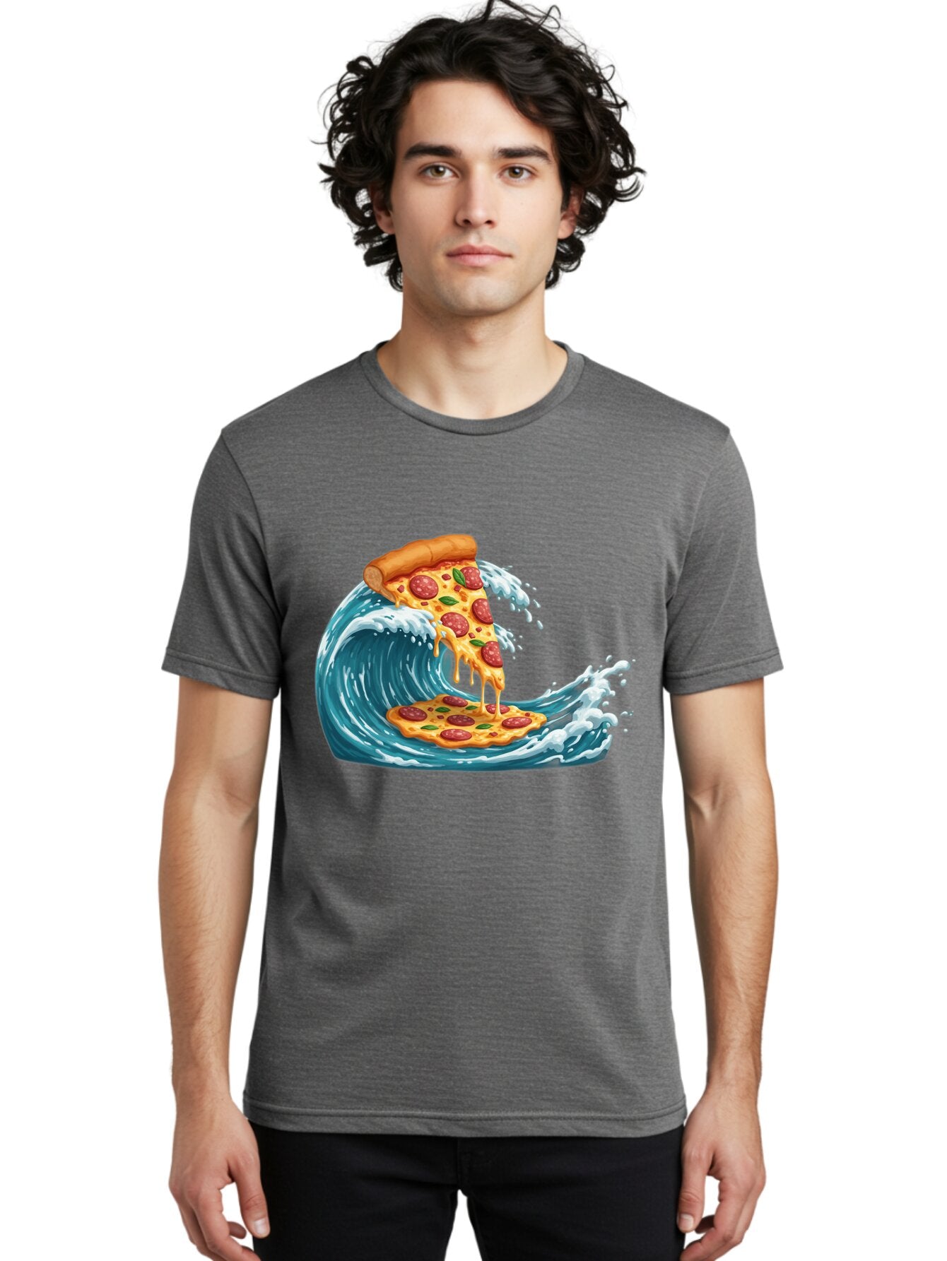 Pizza-Surfing-Wave Men'S Graphic Tee, 100% Cotton, Comfortable Casual Summer Wear, Machine Washable, Vintage Camera, Old Camera, Antique Camera, Black Camera, Classic Photography, Photography Equipment, Nostalgic Device, Film Camera, Bao759 22