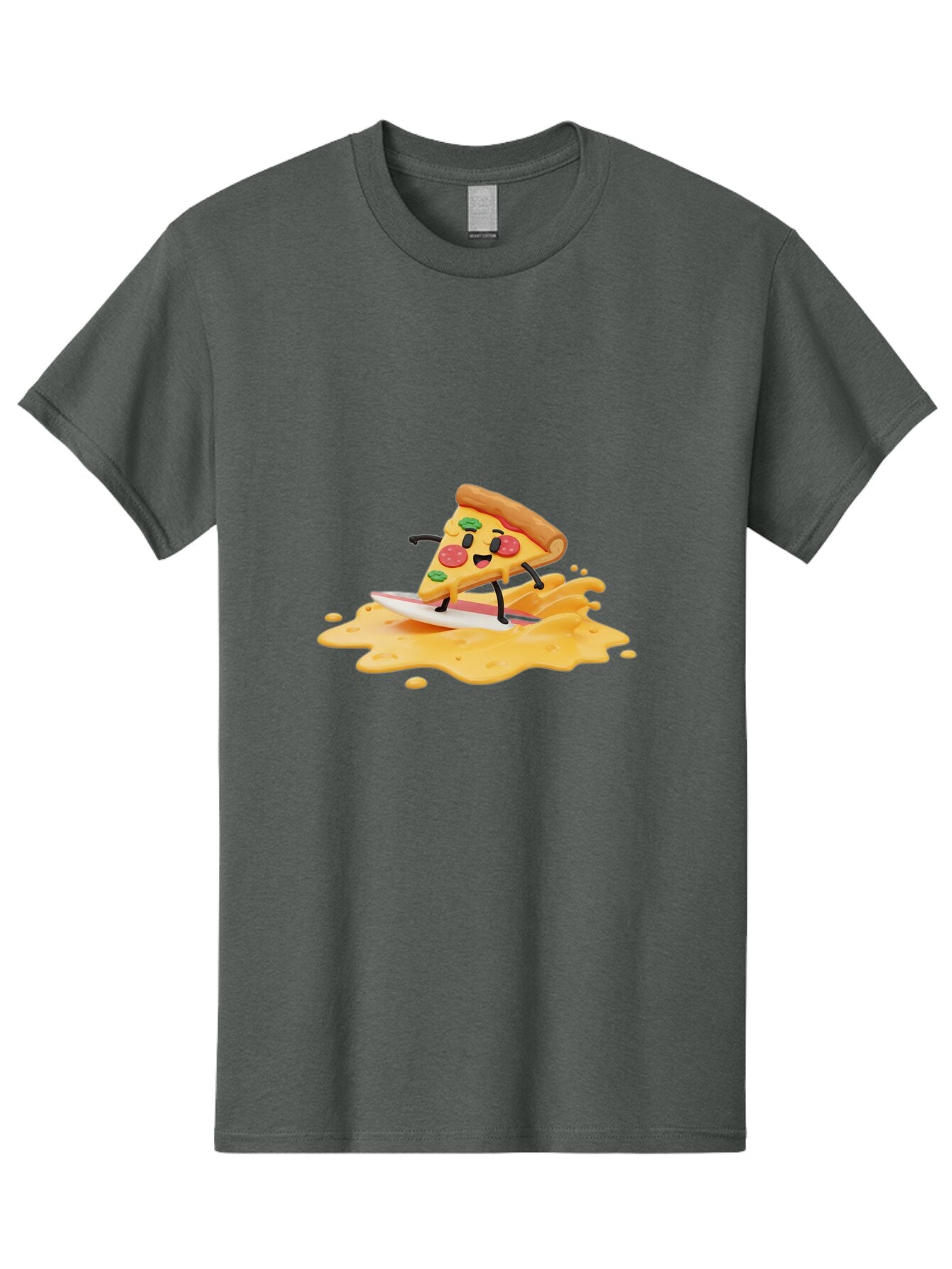 Pizza-Surfing Men'S Graphic Tee, 100% Cotton, Comfortable Casual Summer Wear, Machine Washable, Vintage Camera, Old Camera, Antique Camera, Black Camera, Classic Photography, Photography Equipment, Nostalgic Device, Film Camera, Camera Art Bao760