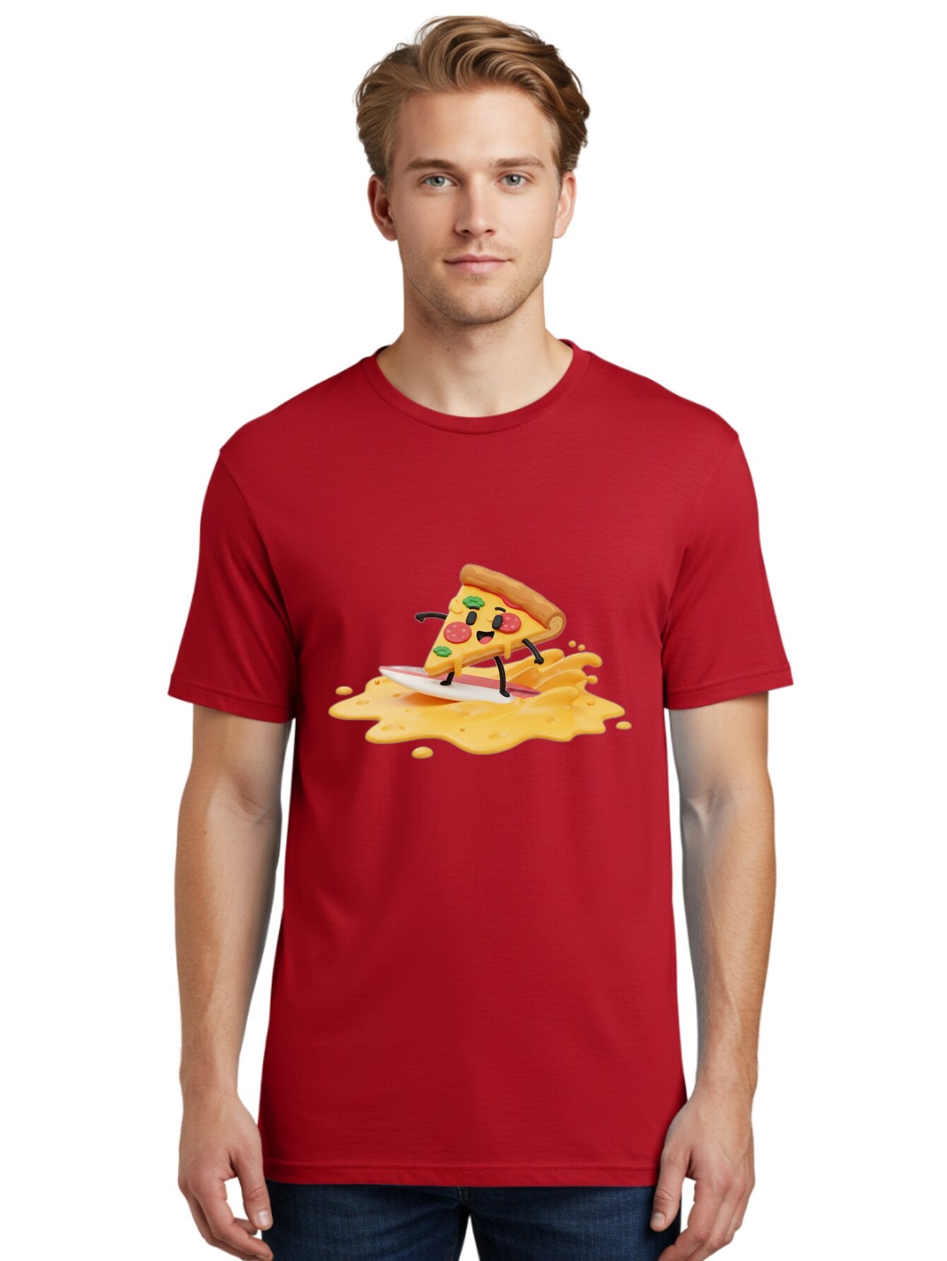 Pizza-Surfing Men'S Graphic Tee, 100% Cotton, Comfortable Casual Summer Wear, Machine Washable, Vintage Camera, Old Camera, Antique Camera, Black Camera, Classic Photography, Photography Equipment, Nostalgic Device, Film Camera, Camera Art Bao760 16
