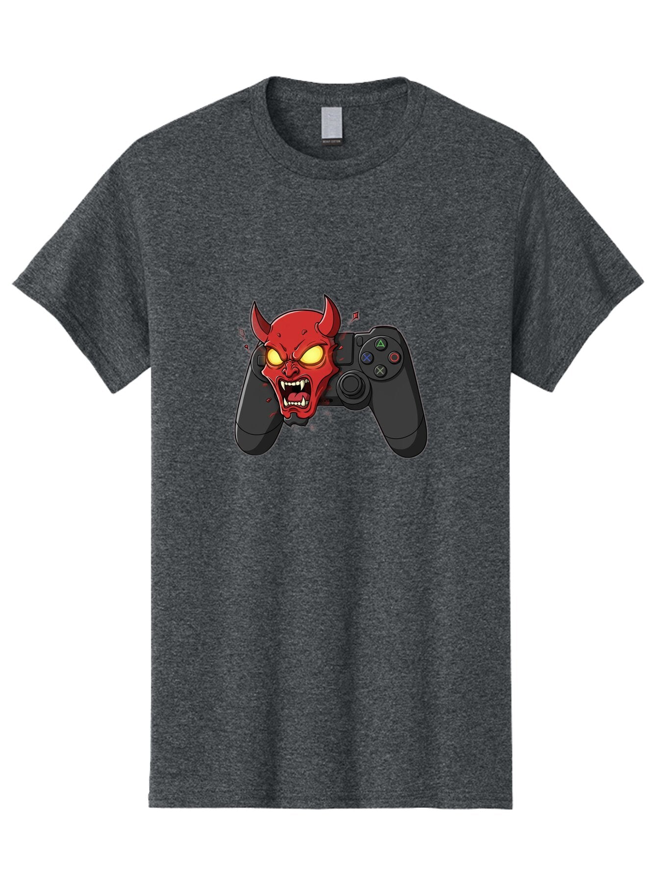 Playstation-Controller-Devil Men'S Graphic Tee, 100% Cotton, Comfortable Casual Summer Wear, Machine Washable, Vintage Camera, Old Camera, Antique Camera, Black Camera, Classic Photography, Photography Equipment, Nostalgic Device, Film Camera, Bao762 6
