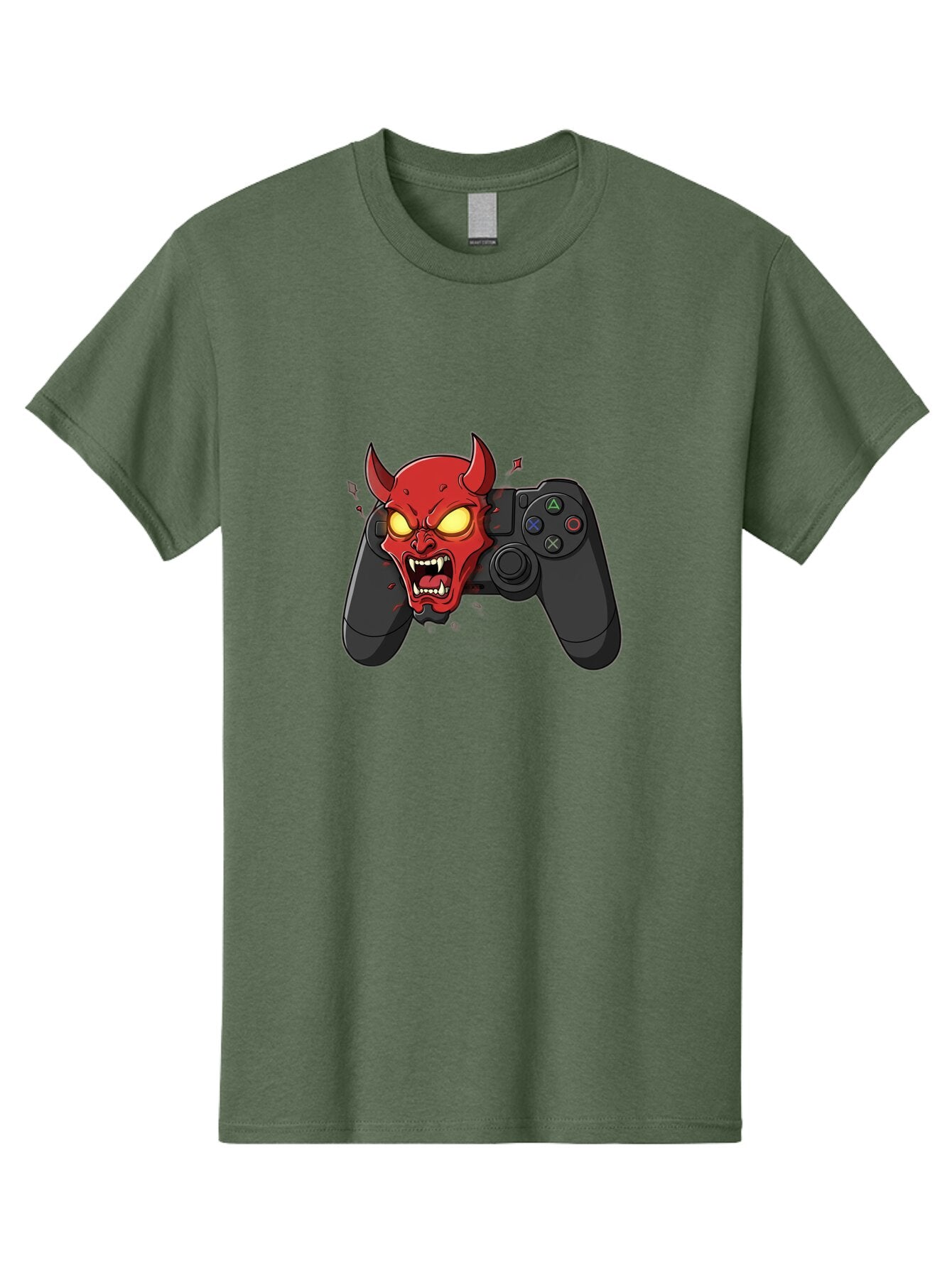 Playstation-Controller-Devil Men'S Graphic Tee, 100% Cotton, Comfortable Casual Summer Wear, Machine Washable, Vintage Camera, Old Camera, Antique Camera, Black Camera, Classic Photography, Photography Equipment, Nostalgic Device, Film Camera, Bao762 11
