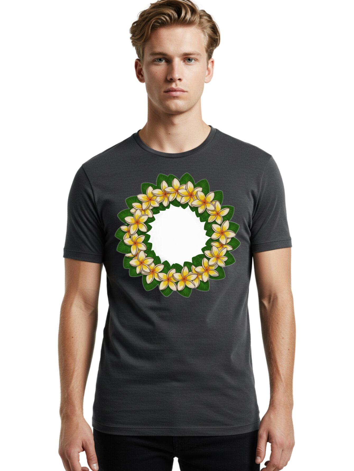 Plumeria-Wreath Men'S Graphic Tee, 100% Cotton, Comfortable Casual Summer Wear, Machine Washable, Vintage Camera, Old Camera, Antique Camera, Black Camera, Classic Photography, Photography Equipment, Nostalgic Device, Film Camera, Camera Art Bao763 23