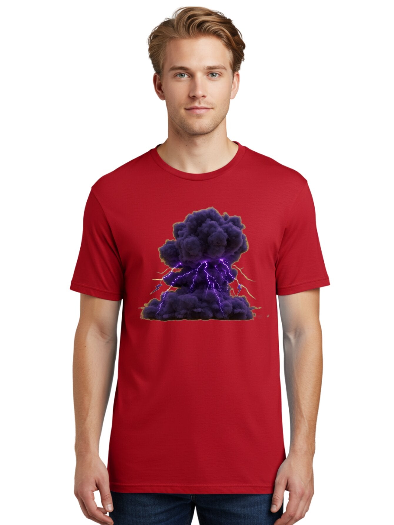Purple-Cloud-Explosion Men'S Graphic Tee, 100% Cotton, Comfortable Casual Summer Wear, Machine Washable, Vintage Camera, Old Camera, Antique Camera, Black Camera, Classic Photography, Photography Equipment, Nostalgic Device, Film Camera, Bao772 16