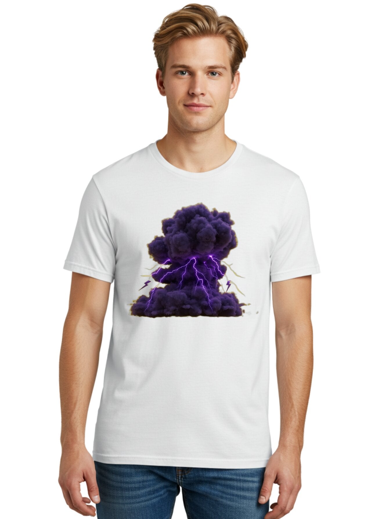 Purple-Cloud-Explosion Men'S Graphic Tee, 100% Cotton, Comfortable Casual Summer Wear, Machine Washable, Vintage Camera, Old Camera, Antique Camera, Black Camera, Classic Photography, Photography Equipment, Nostalgic Device, Film Camera, Bao772 26