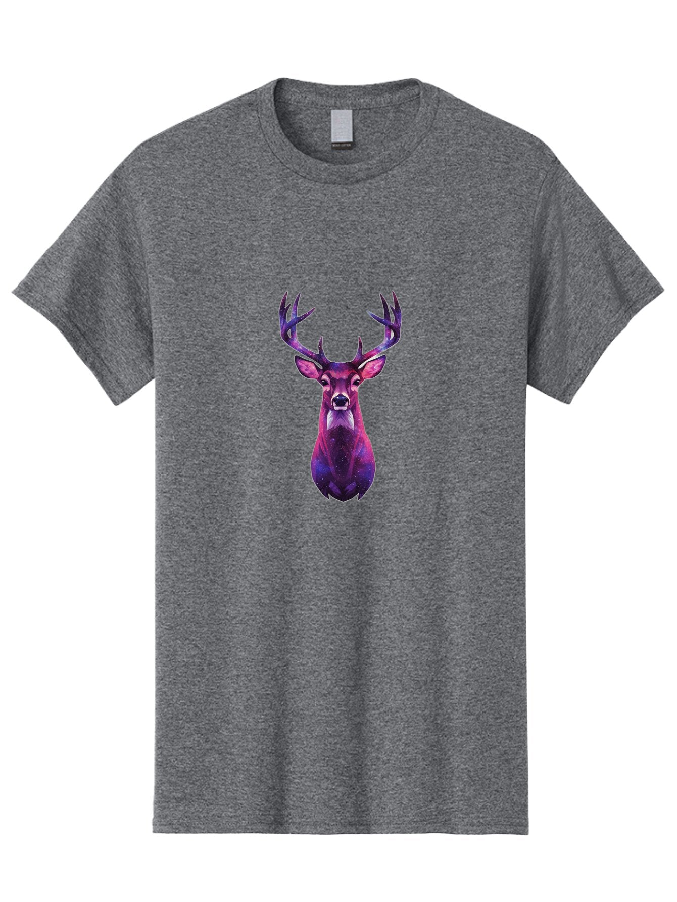 Purple-Deer-Head Men'S Graphic Tee, 100% Cotton, Comfortable Casual Summer Wear, Machine Washable, Vintage Camera, Old Camera, Antique Camera, Black Camera, Classic Photography, Photography Equipment, Nostalgic Device, Film Camera, Camera Art Bao773