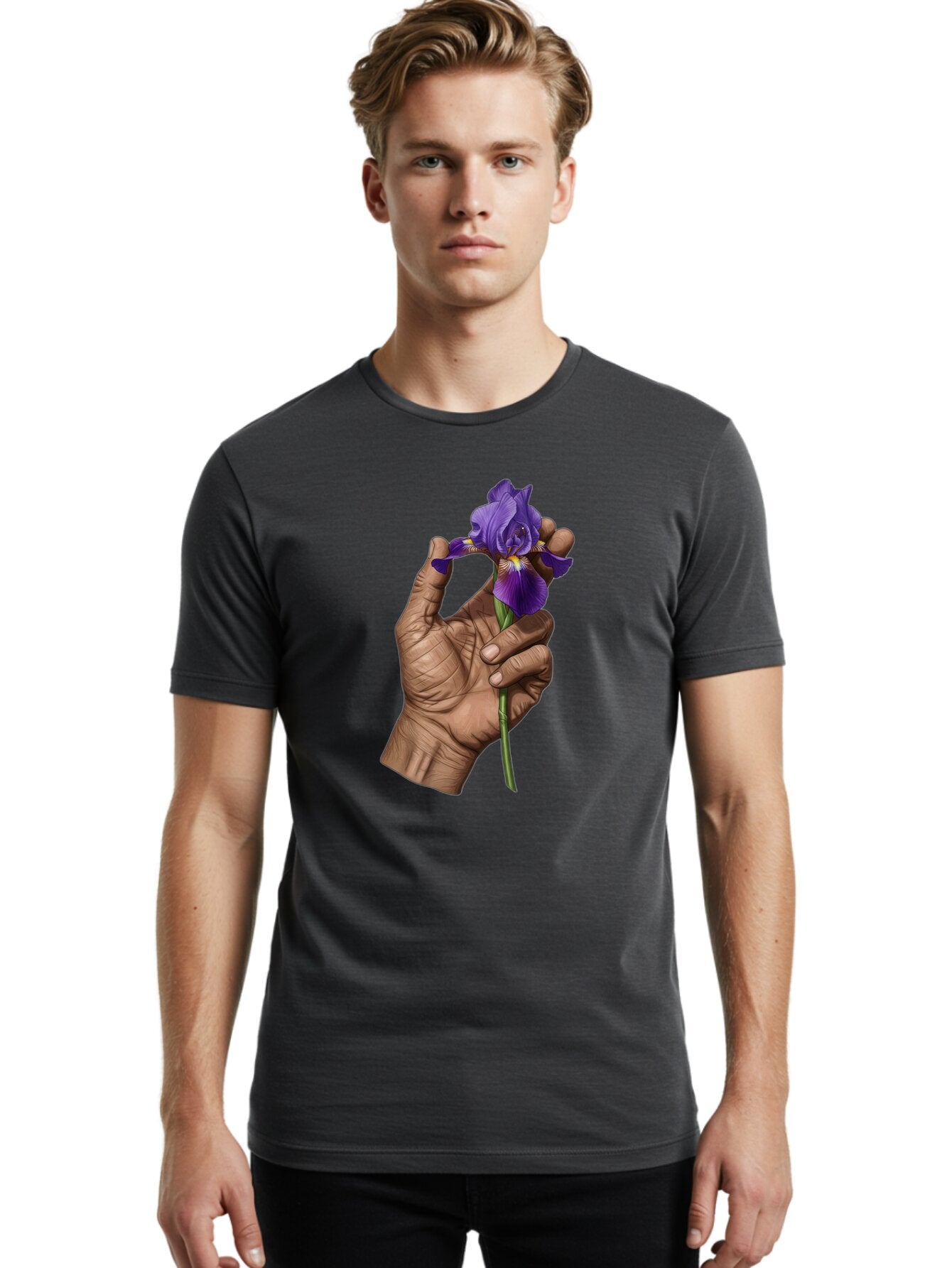 Purple-Iris Men'S Graphic Tee, 100% Cotton, Comfortable Casual Summer Wear, Machine Washable, Vintage Camera, Old Camera, Antique Camera, Black Camera, Classic Photography, Photography Equipment, Nostalgic Device, Film Camera, Camera Art Bao774 21
