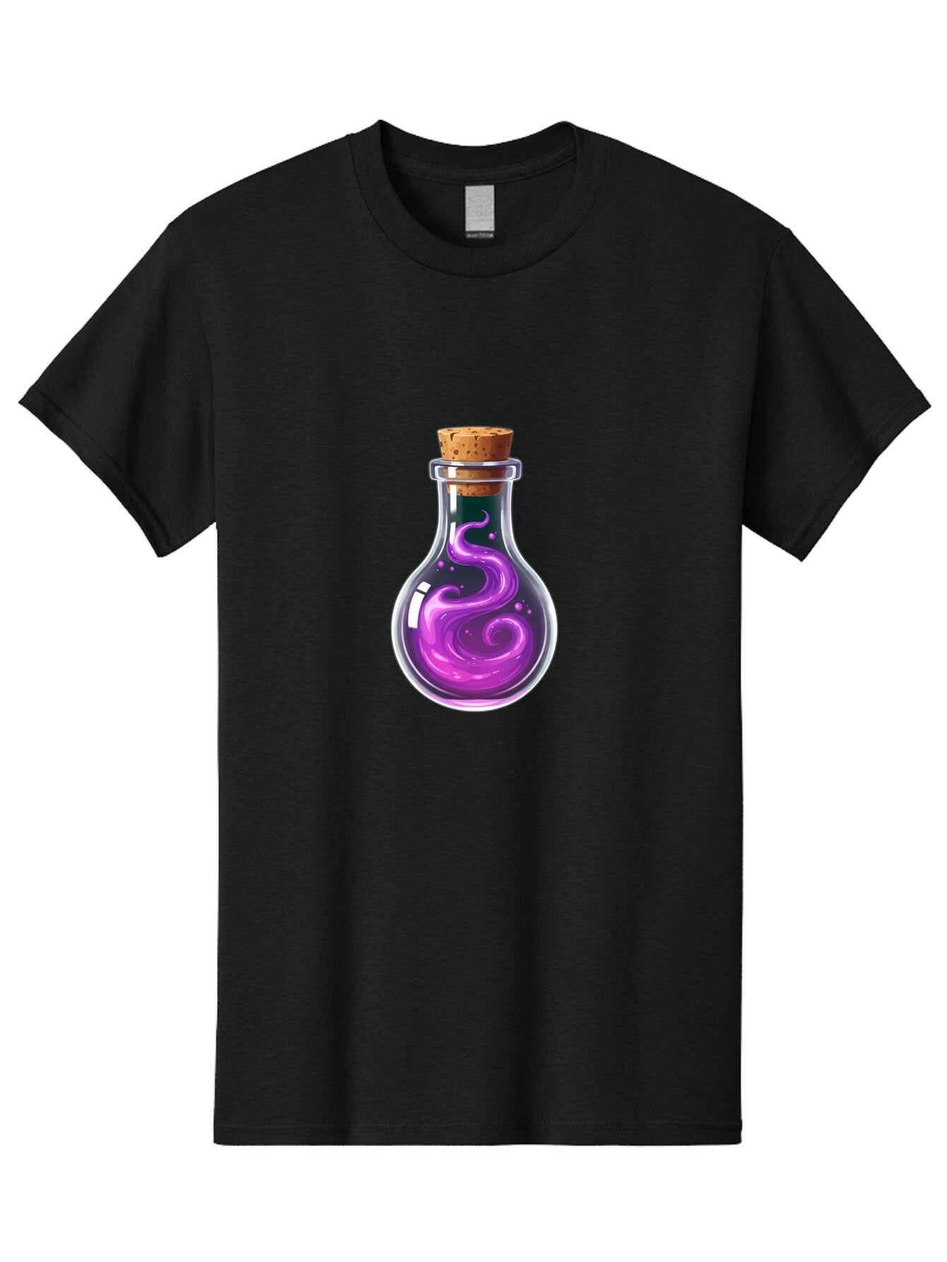 Purple-Potion-Bottle Men'S Graphic Tee, 100% Cotton, Comfortable Casual Summer Wear, Machine Washable, Vintage Camera, Old Camera, Antique Camera, Black Camera, Classic Photography, Photography Equipment, Nostalgic Device, Film Camera, Bao775 8