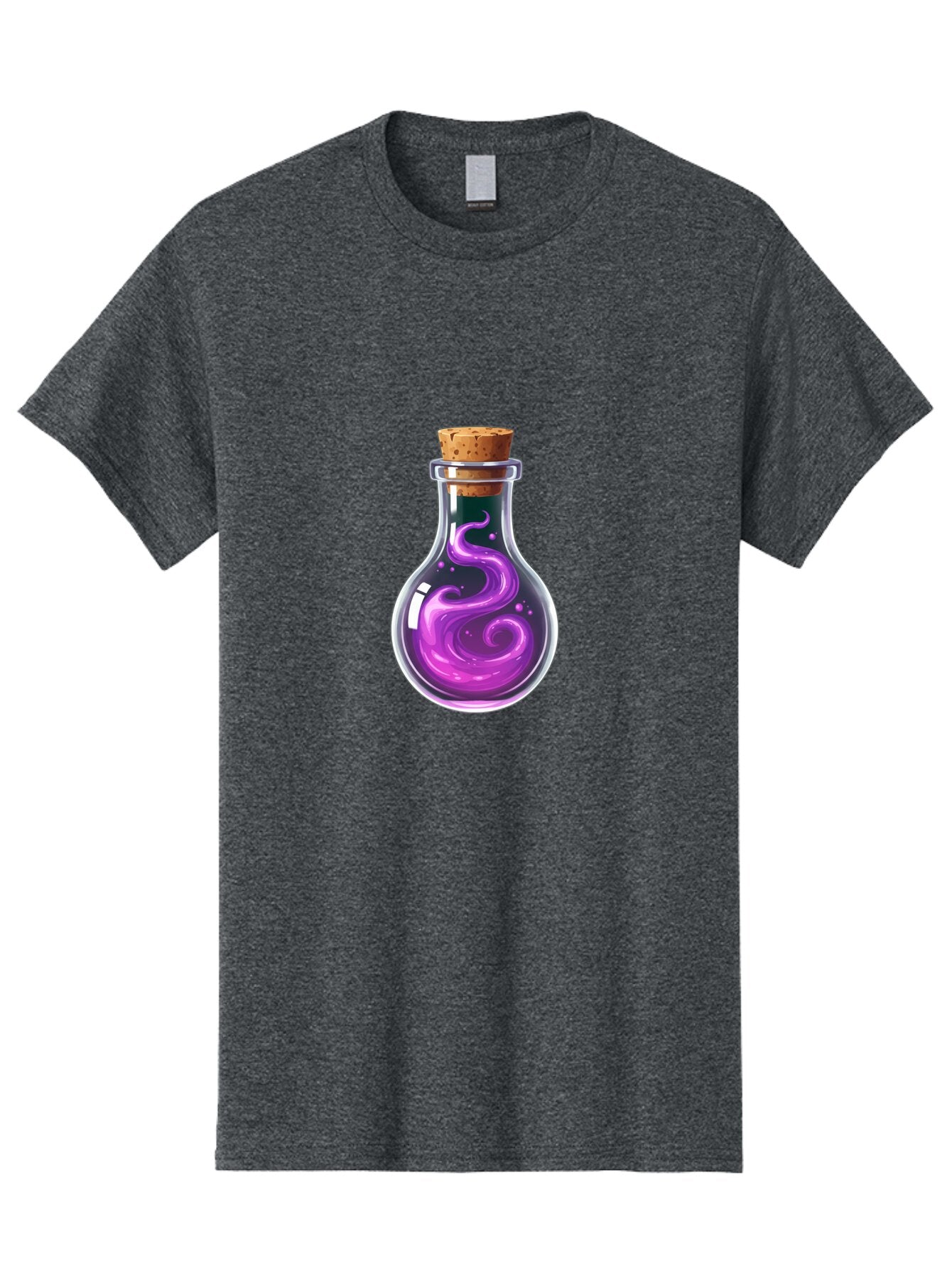 Purple-Potion-Bottle Men'S Graphic Tee, 100% Cotton, Comfortable Casual Summer Wear, Machine Washable, Vintage Camera, Old Camera, Antique Camera, Black Camera, Classic Photography, Photography Equipment, Nostalgic Device, Film Camera, Bao775 7