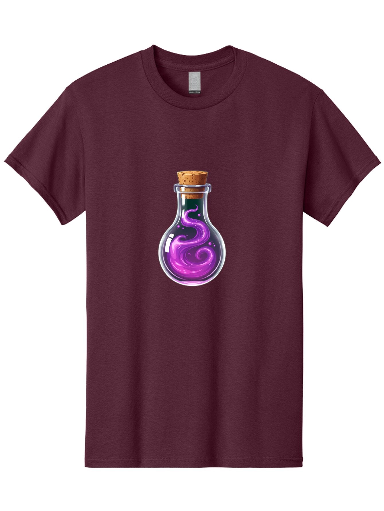 Purple-Potion-Bottle Men'S Graphic Tee, 100% Cotton, Comfortable Casual Summer Wear, Machine Washable, Vintage Camera, Old Camera, Antique Camera, Black Camera, Classic Photography, Photography Equipment, Nostalgic Device, Film Camera, Bao775 14