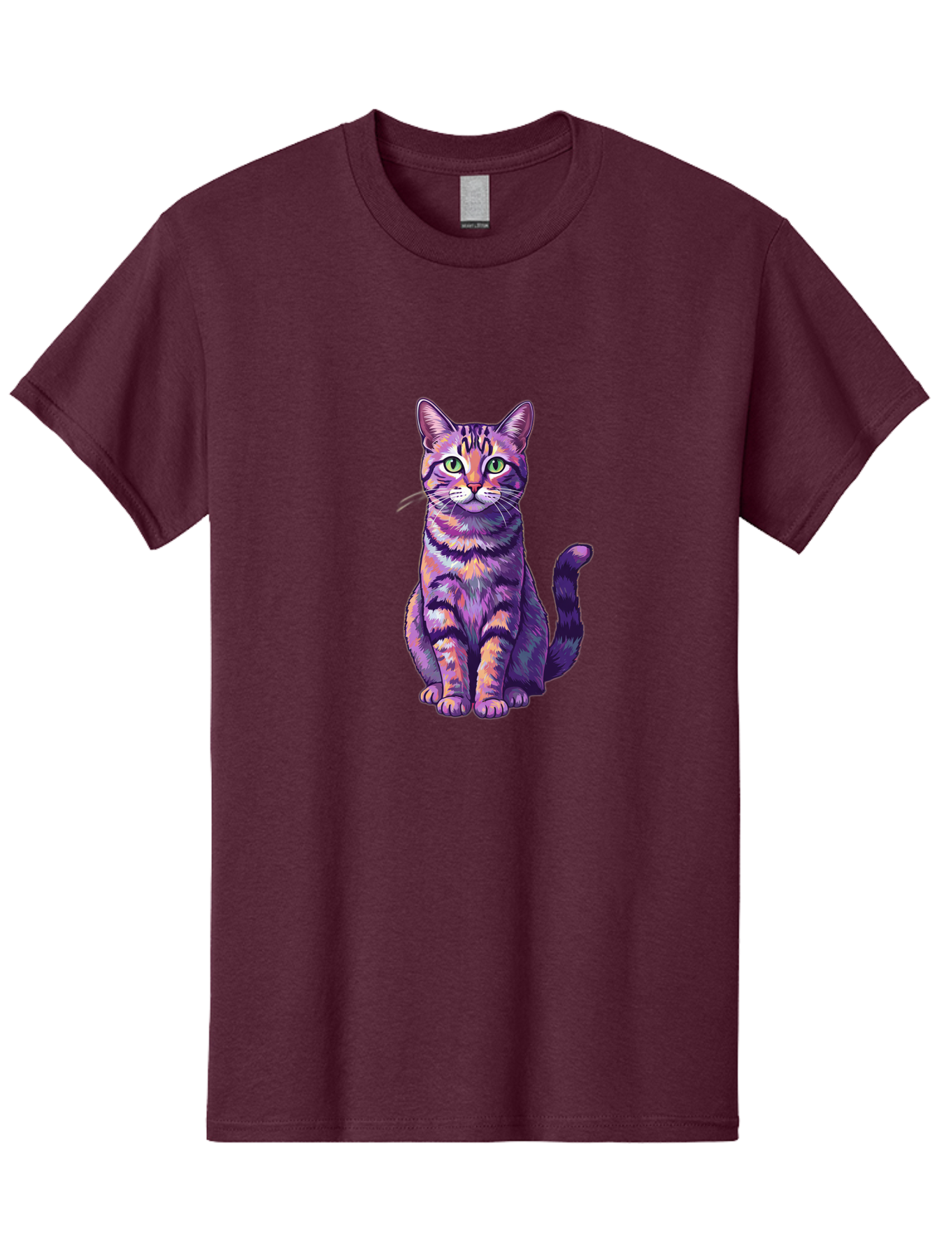 Purple-Tabby-Cat Men'S Graphic Tee, 100% Cotton, Comfortable Casual Summer Wear, Machine Washable, Vintage Camera, Old Camera, Antique Camera, Black Camera, Classic Photography, Photography Equipment, Nostalgic Device, Film Camera, Camera Art Bao776 12