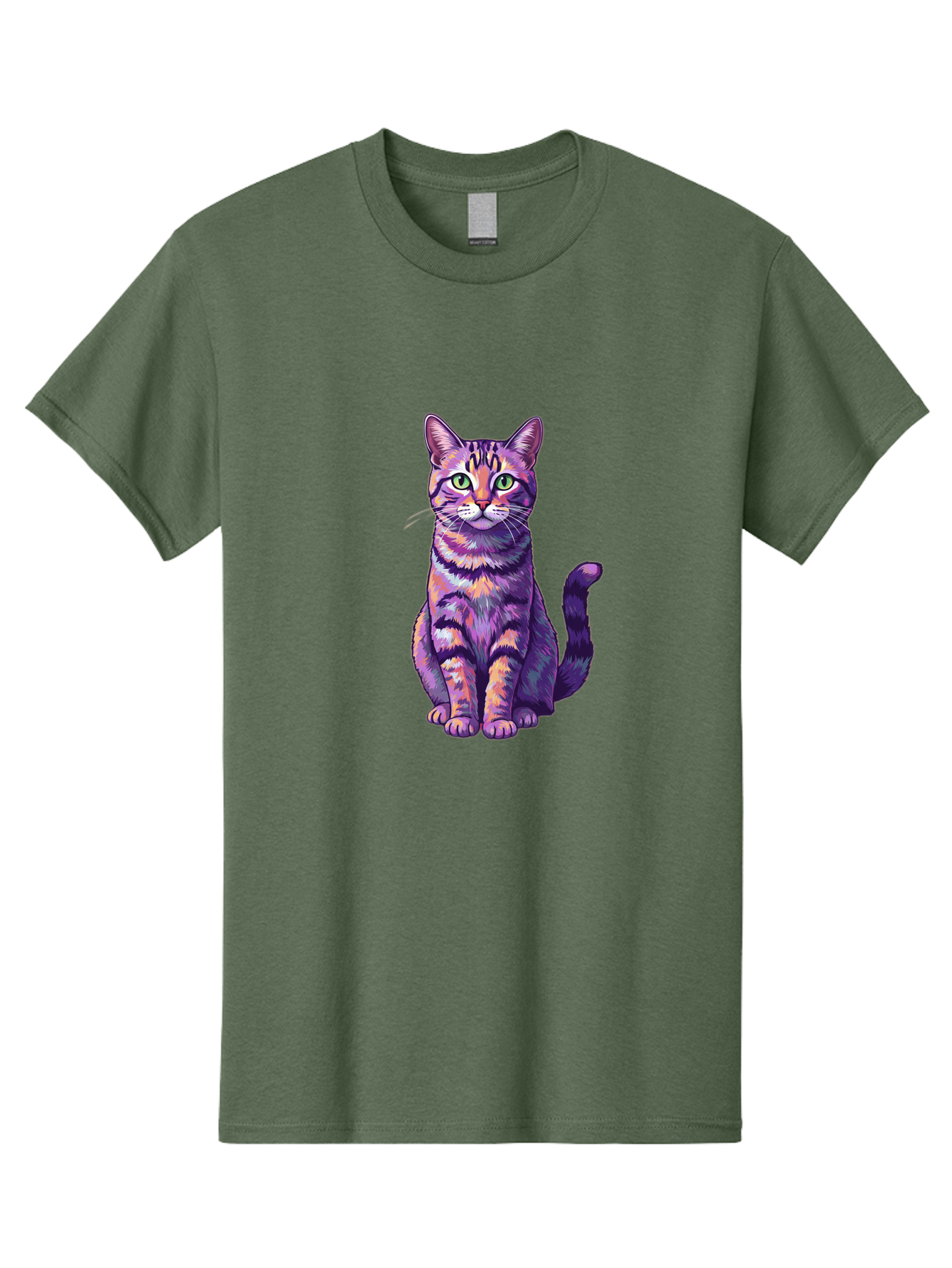 Purple-Tabby-Cat Men'S Graphic Tee, 100% Cotton, Comfortable Casual Summer Wear, Machine Washable, Vintage Camera, Old Camera, Antique Camera, Black Camera, Classic Photography, Photography Equipment, Nostalgic Device, Film Camera, Camera Art Bao776 14