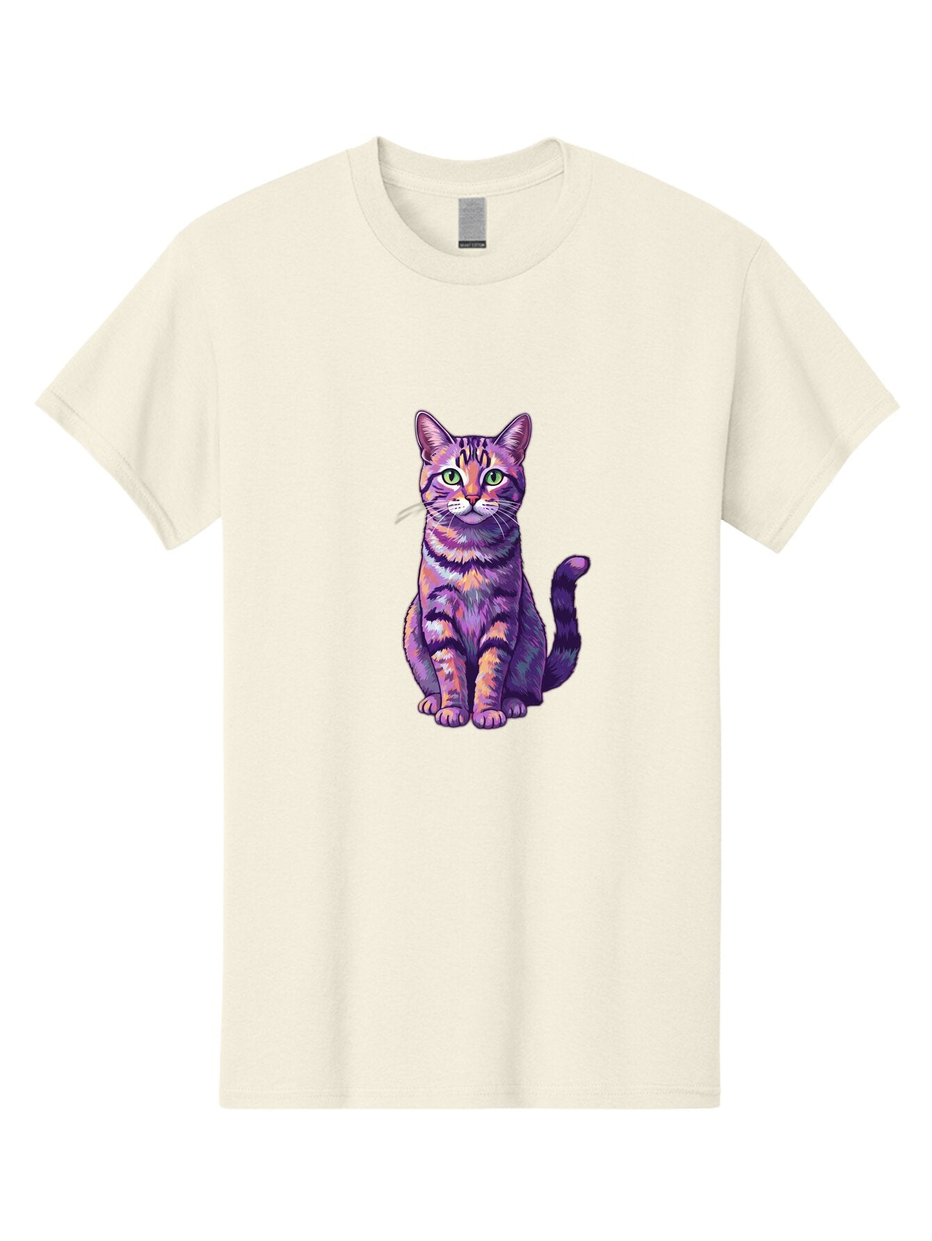 Purple-Tabby-Cat Men'S Graphic Tee, 100% Cotton, Comfortable Casual Summer Wear, Machine Washable, Vintage Camera, Old Camera, Antique Camera, Black Camera, Classic Photography, Photography Equipment, Nostalgic Device, Film Camera, Camera Art Bao776 9