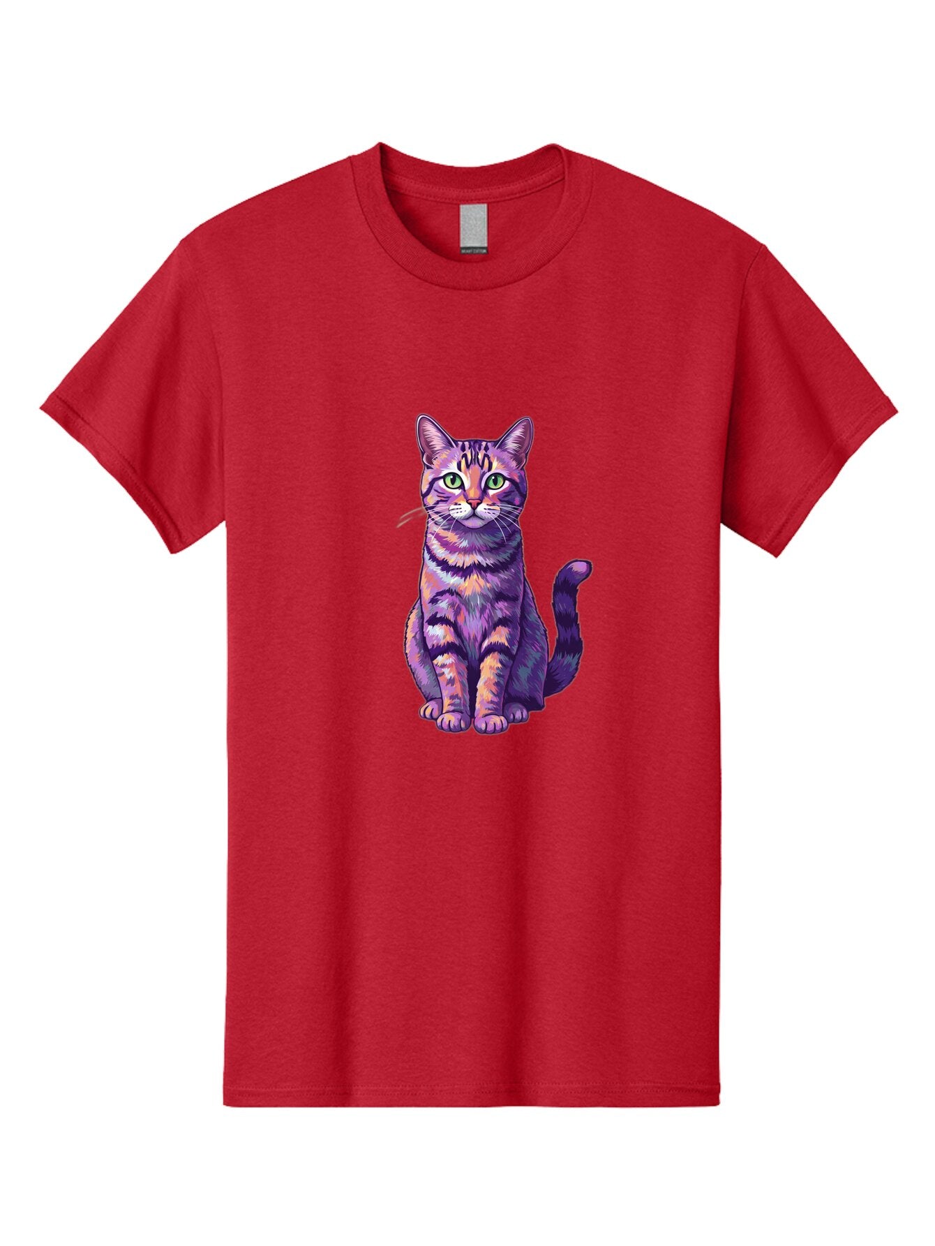 Purple-Tabby-Cat Men'S Graphic Tee, 100% Cotton, Comfortable Casual Summer Wear, Machine Washable, Vintage Camera, Old Camera, Antique Camera, Black Camera, Classic Photography, Photography Equipment, Nostalgic Device, Film Camera, Camera Art Bao776 13