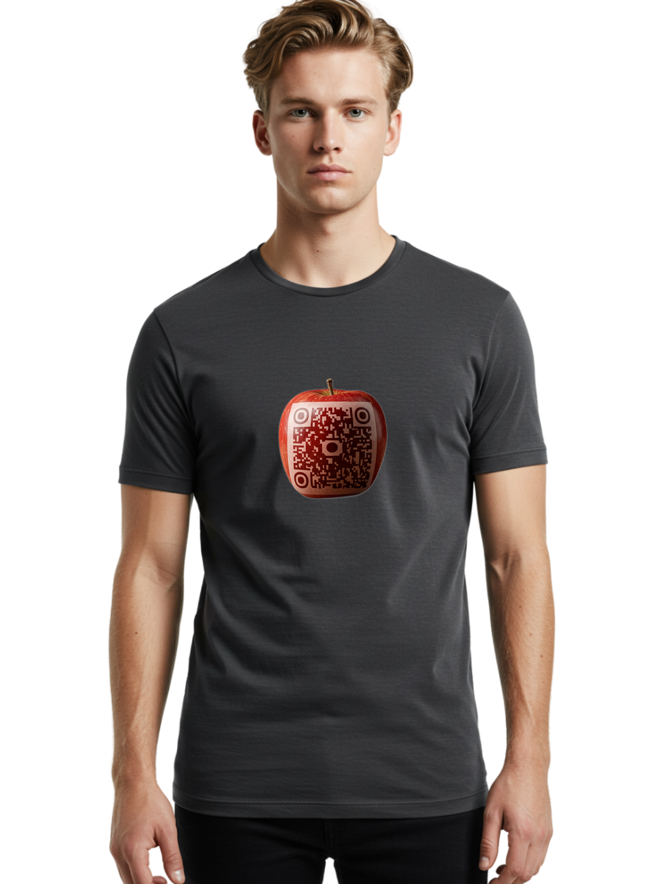 Qr-Apple Men'S Graphic Tee, 100% Cotton, Comfortable Casual Summer Wear, Machine Washable, Vintage Camera, Old Camera, Antique Camera, Black Camera, Classic Photography, Photography Equipment, Nostalgic Device, Film Camera, Camera Art Bao778 24